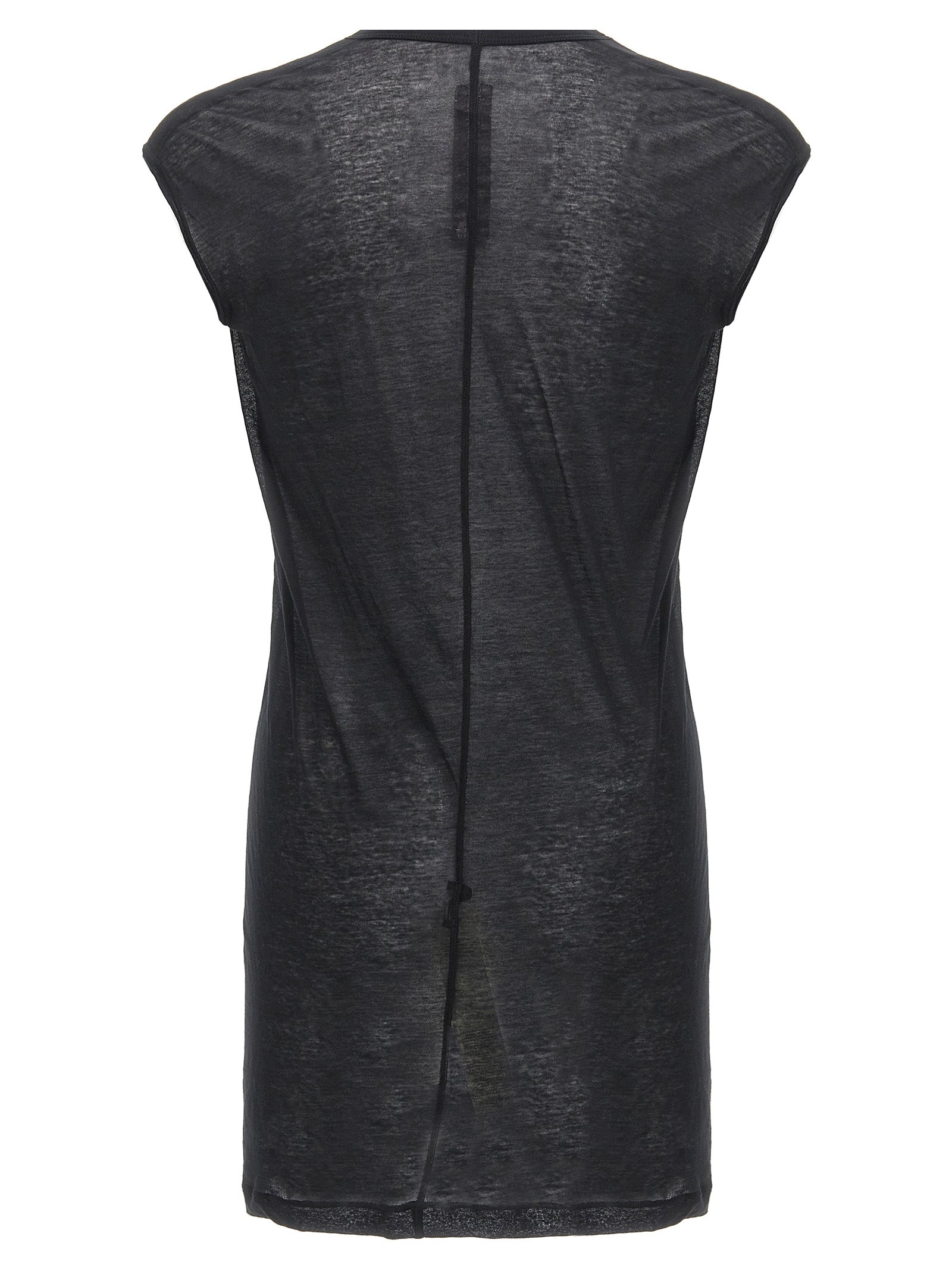 Rick Owens Schwarzes Baumwoll-T-Shirt
