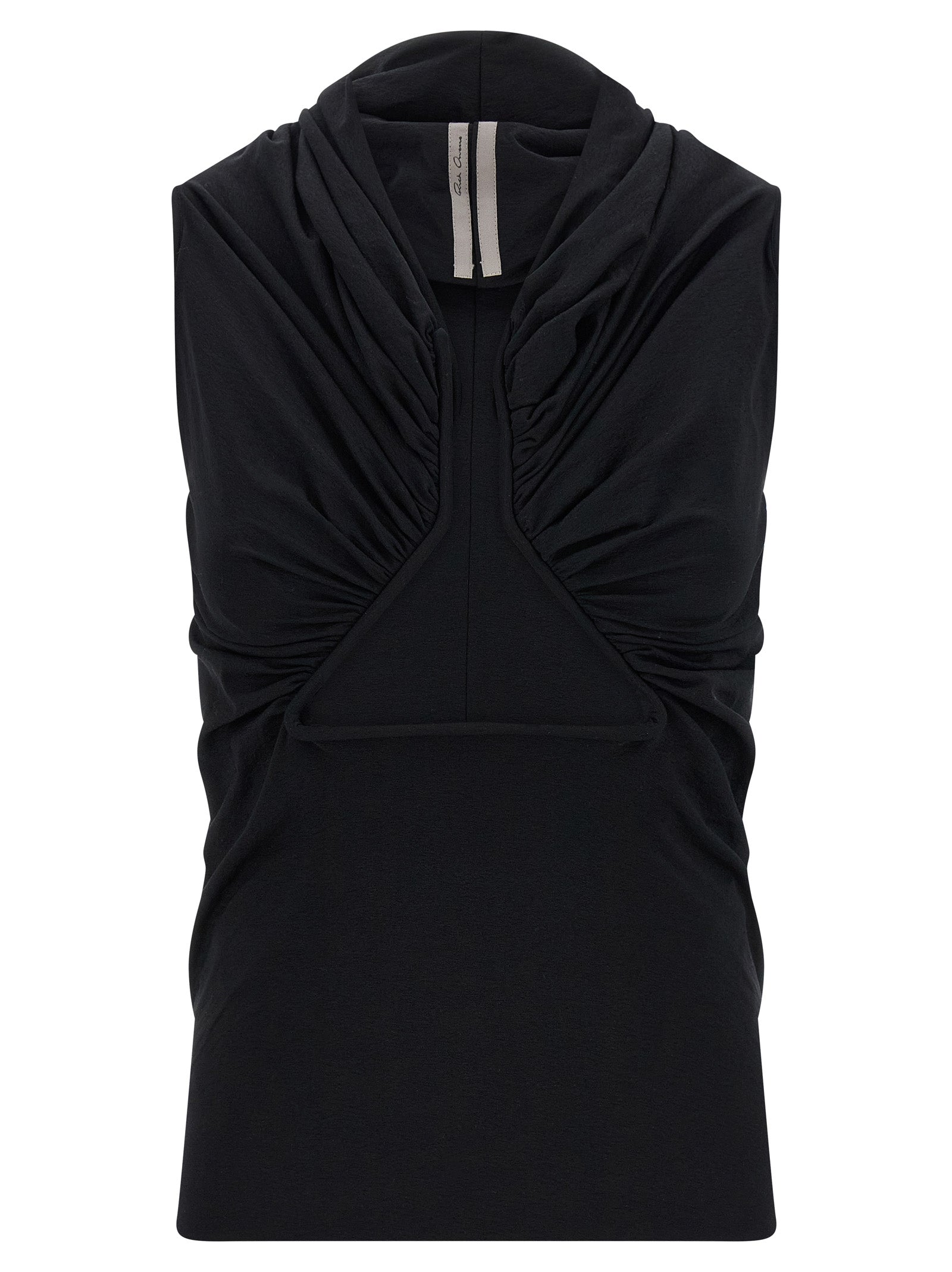Rick Owens Schwarze Baumwoll-Tanktops