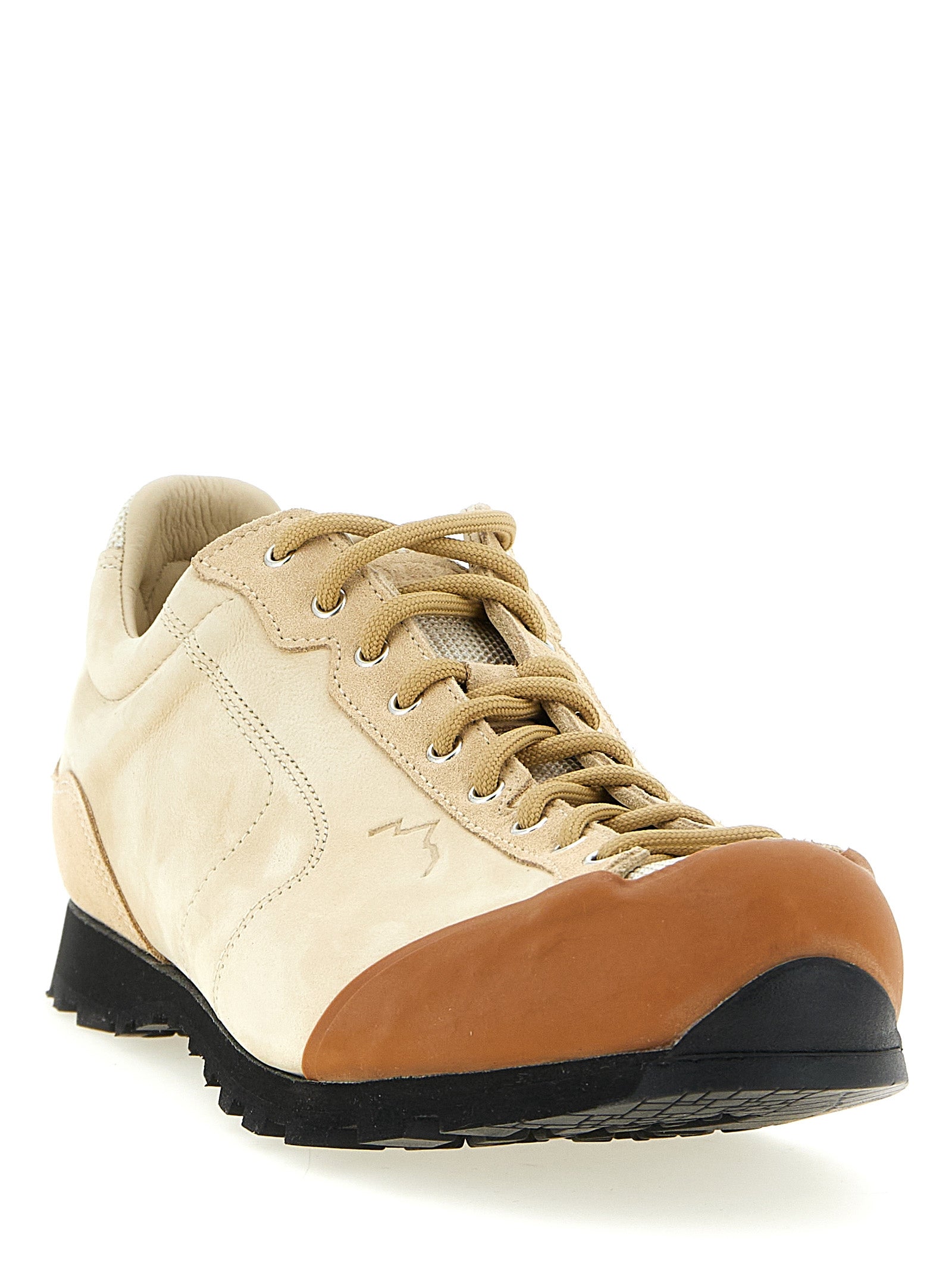 Diemme Beige Leder Athletic Sneaker