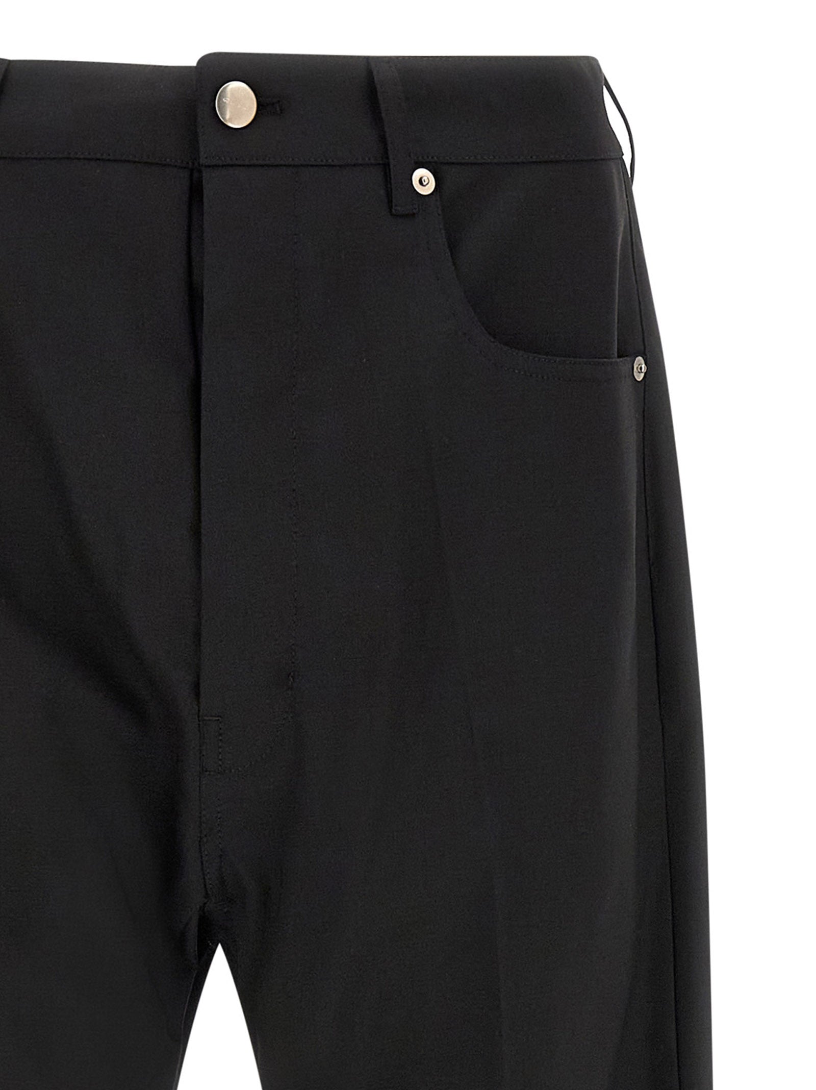 Rick Owens Schwarze Jeans aus Wolle