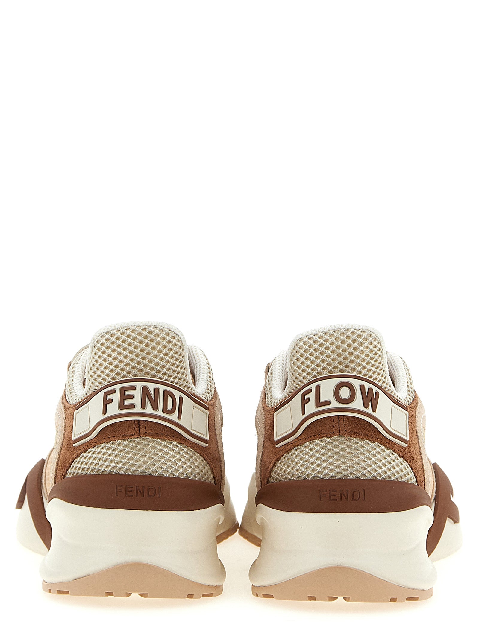 Fendi Mehrfarbige Sneaker aus Polyamid im Athletic-Stil