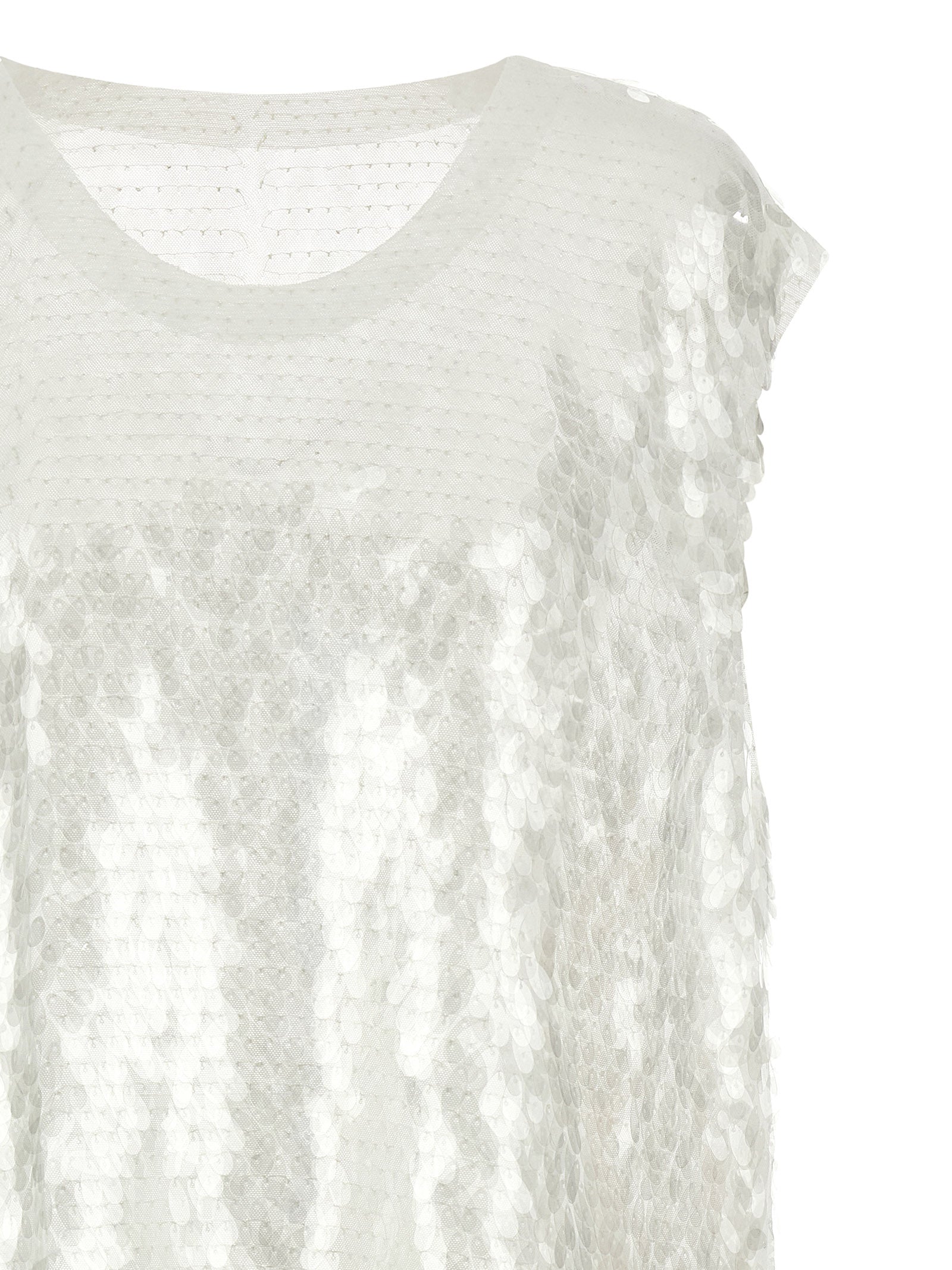 Norma Kamali Weiße Polyamid-Tanktops