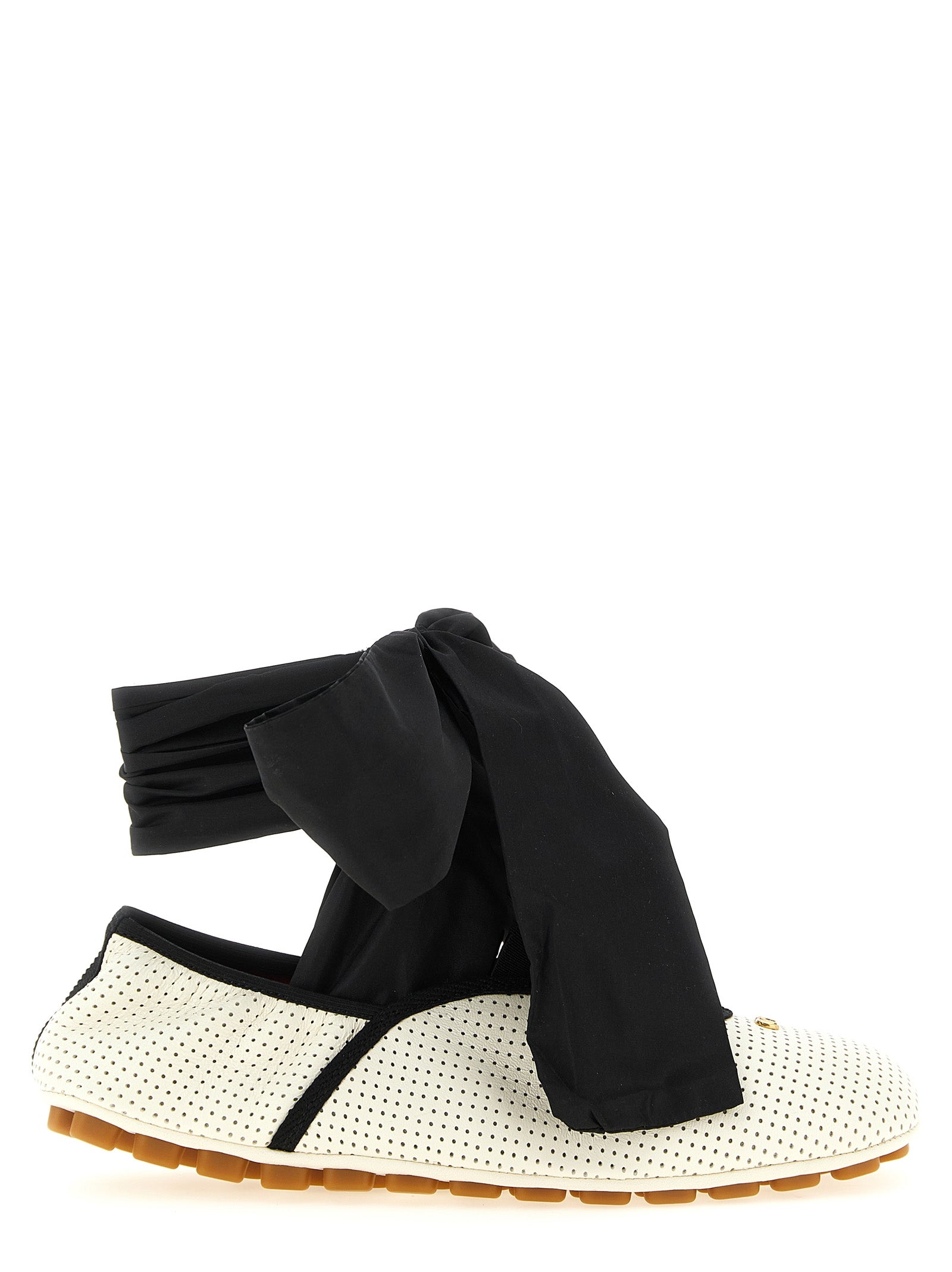 Valentino Garavani Zweifarbige Ballerinas aus Lammleder