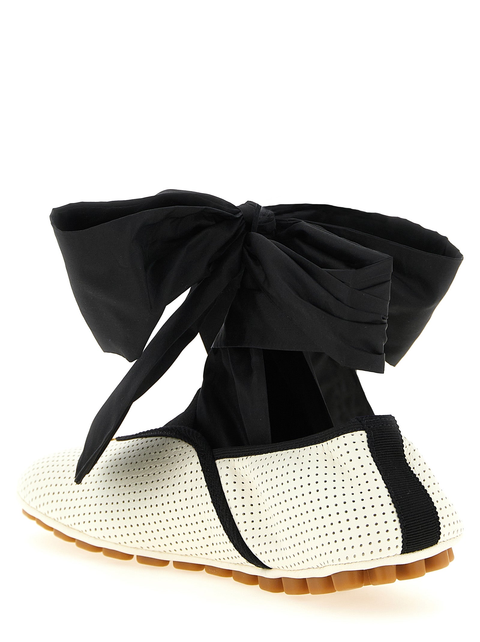 Valentino Garavani Zweifarbige Ballerinas aus Lammleder