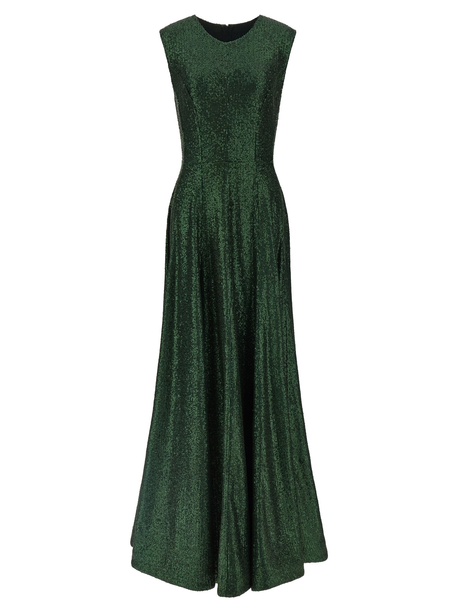 Norma Kamali Zweifarbige Polyester-Maxikleid