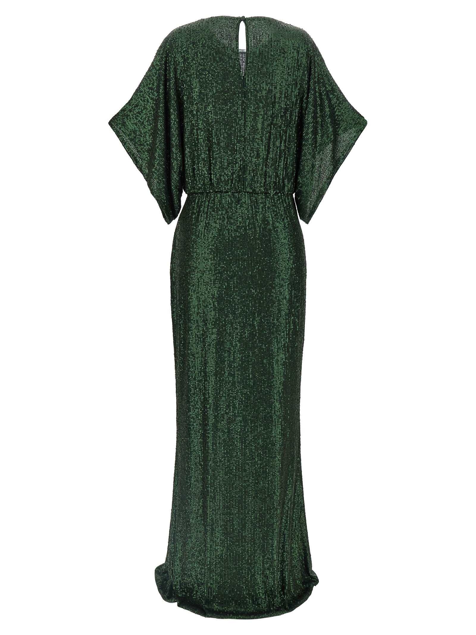 Norma Kamali Zweifarbige Polyester-Maxikleid