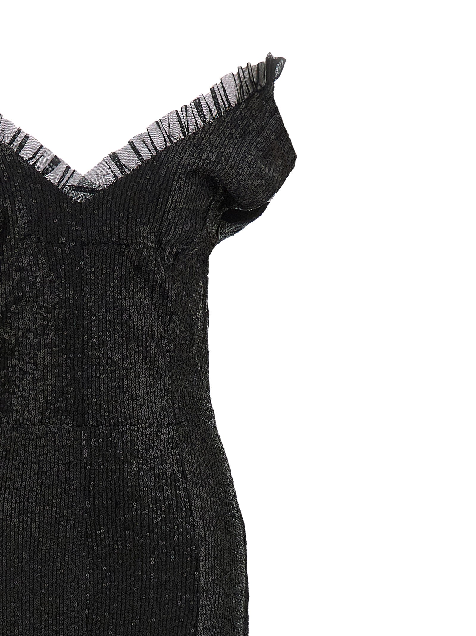 Norma Kamali Schwarzes Maxikleid aus Polyester