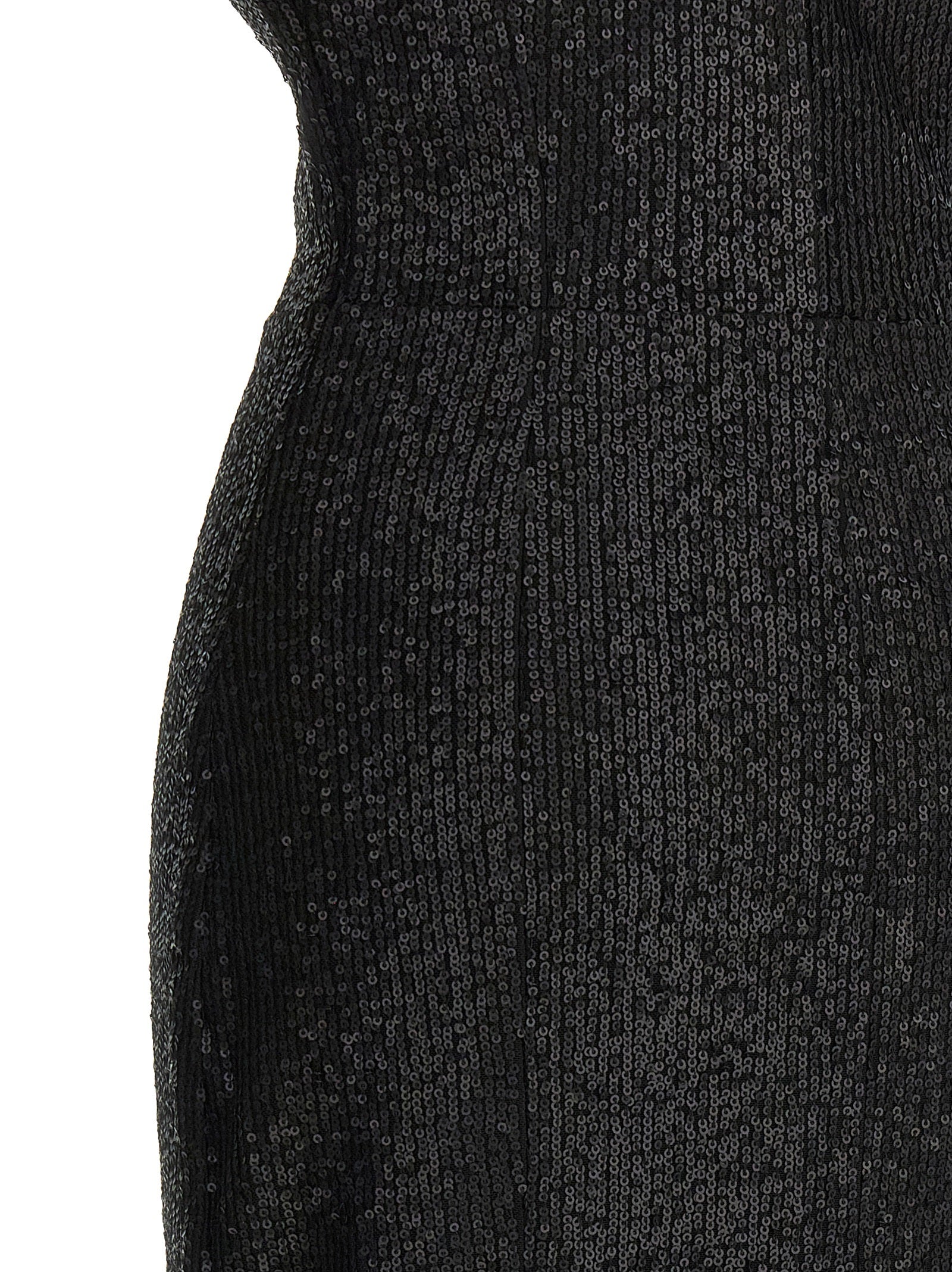 Norma Kamali Schwarzes Maxikleid aus Polyester