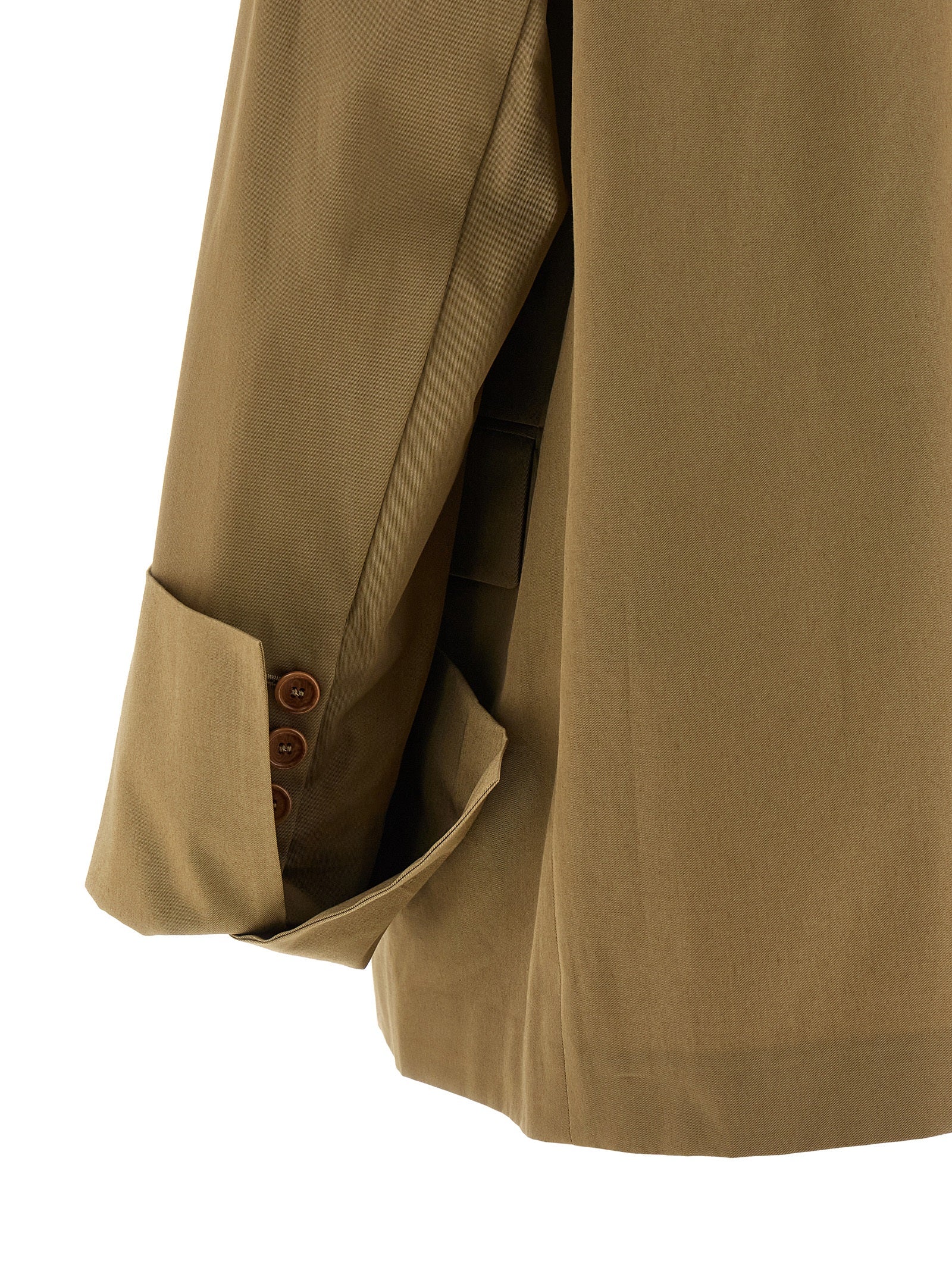 MAISON JEJIA Beige Baumwollblazer