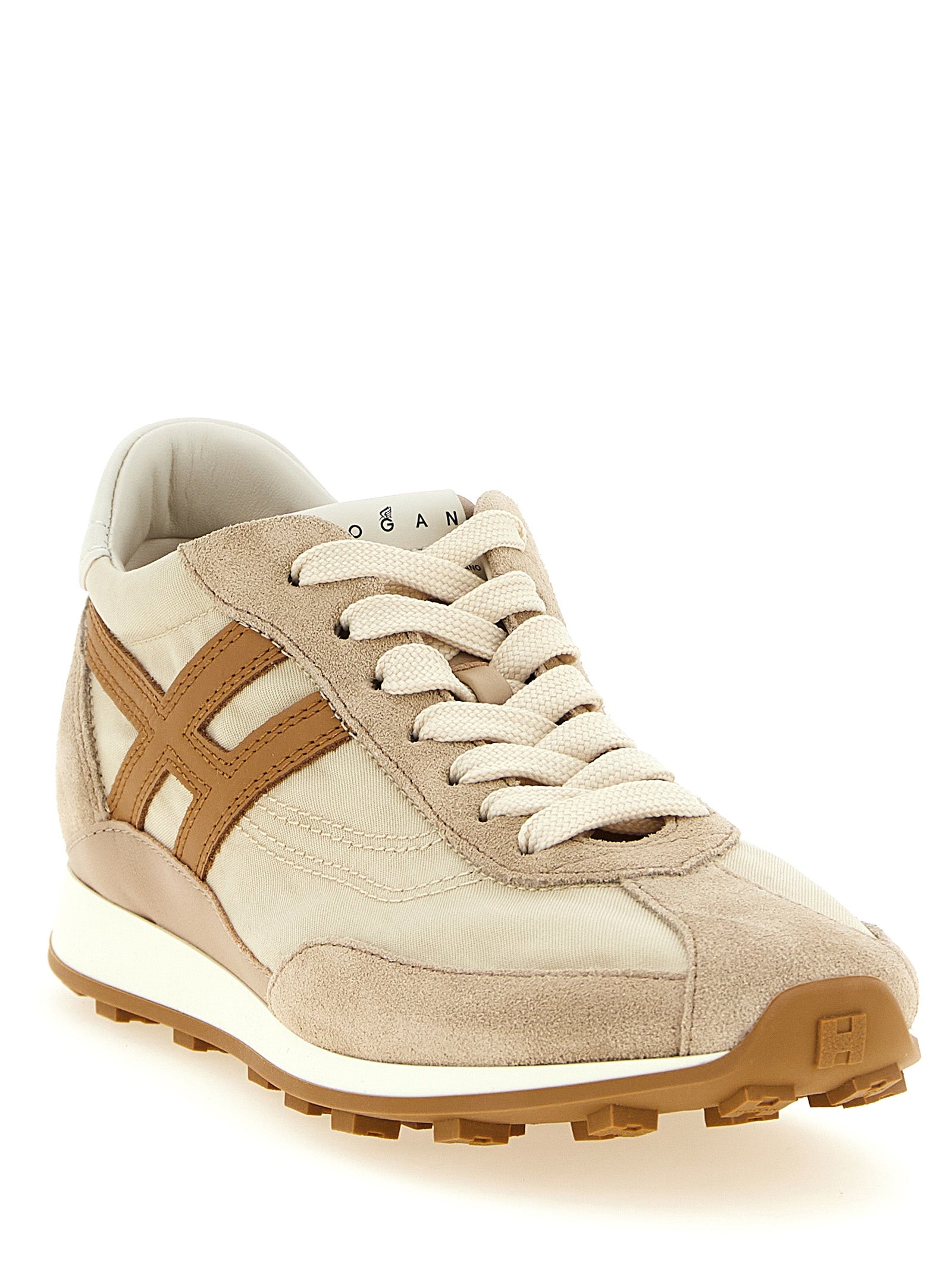Hogan Beige Polyamid-Sneakers für sportliche Aktivitäten