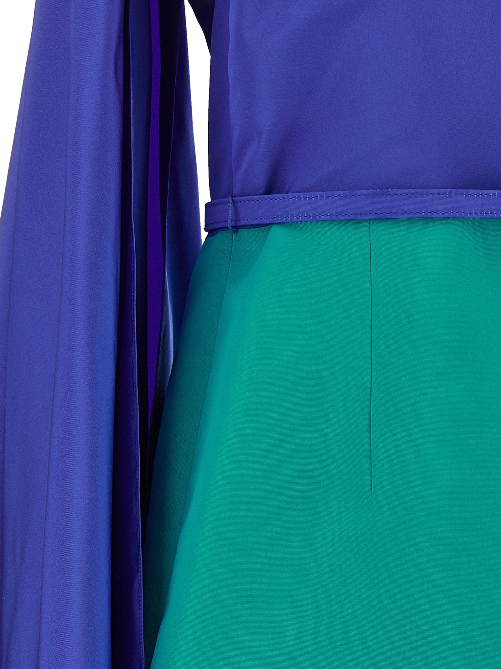 Carolina Herrera Mehrfarbiges Seiden-Midikleid