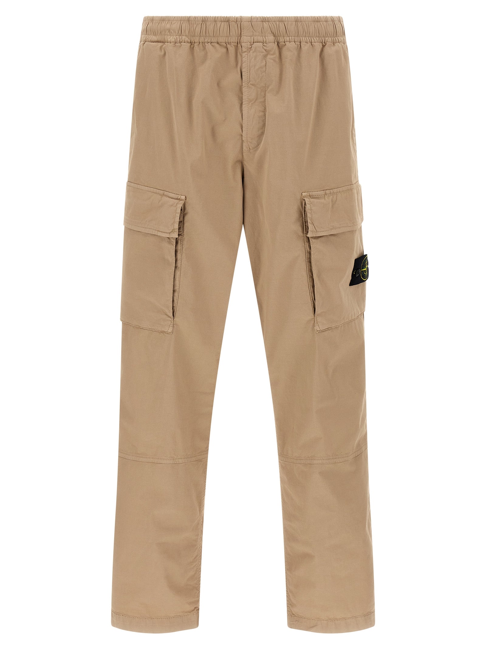 Stone Island Beige Baumwoll-Cargo-Hose