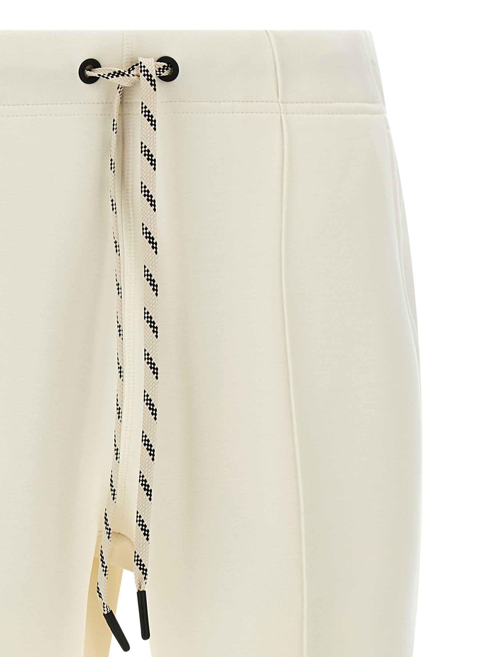 Moncler Grenoble Weiße Polyester-Jogginghose (Trainingshose)