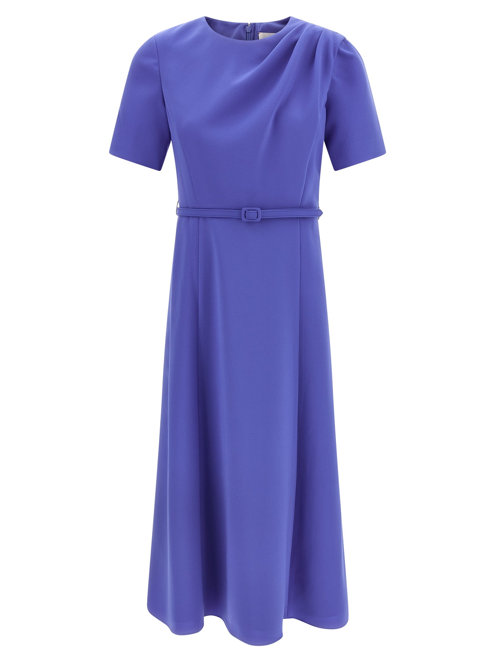 Carolina Herrera Blaues Midi-Kleid aus Polyester