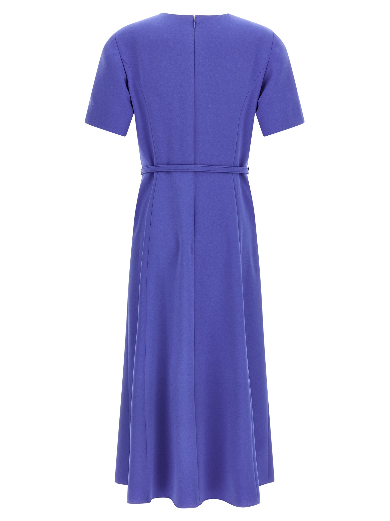 Carolina Herrera Blaues Midi-Kleid aus Polyester