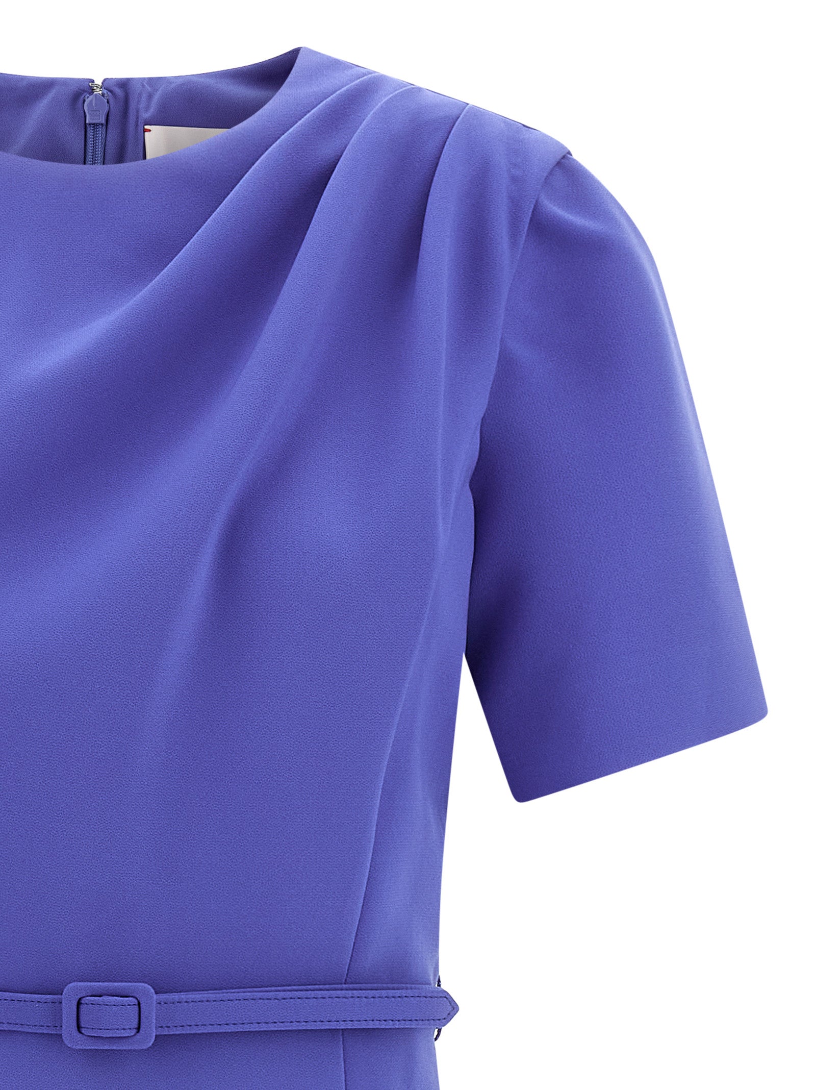 Carolina Herrera Blaues Midi-Kleid aus Polyester