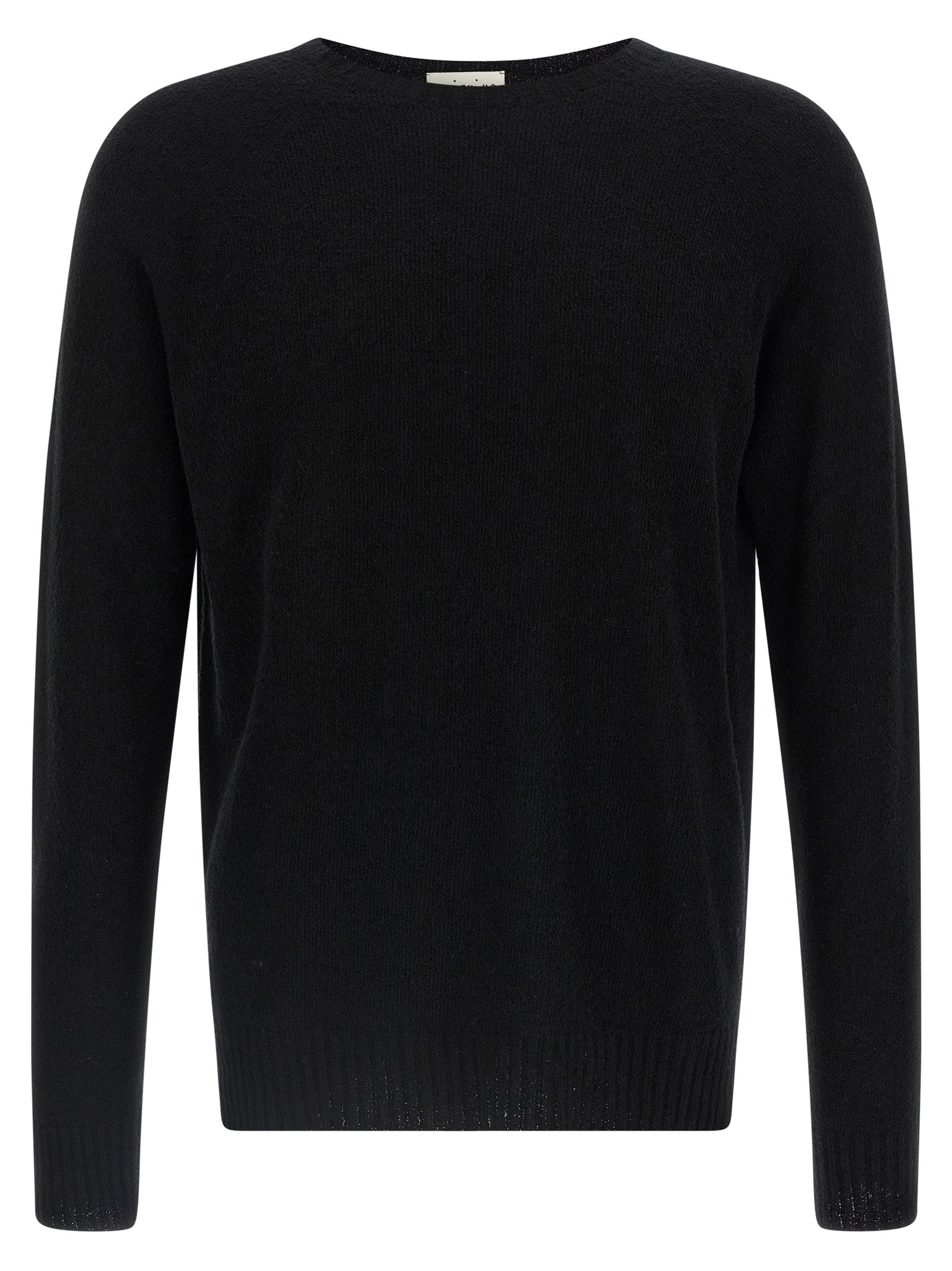 MA'RY'YA Schwarzer Baumwollcardigan
