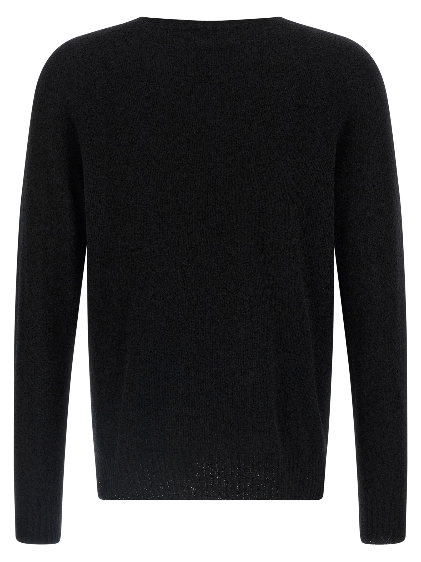 MA'RY'YA Schwarzer Baumwollcardigan