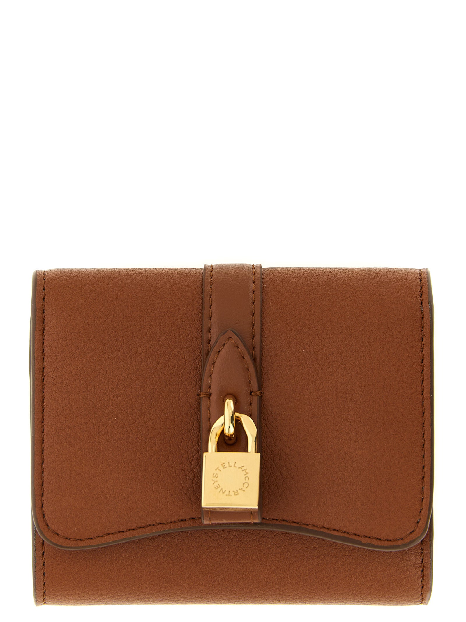 Stella McCartney Brauner Polyamid-Kartenhalter
