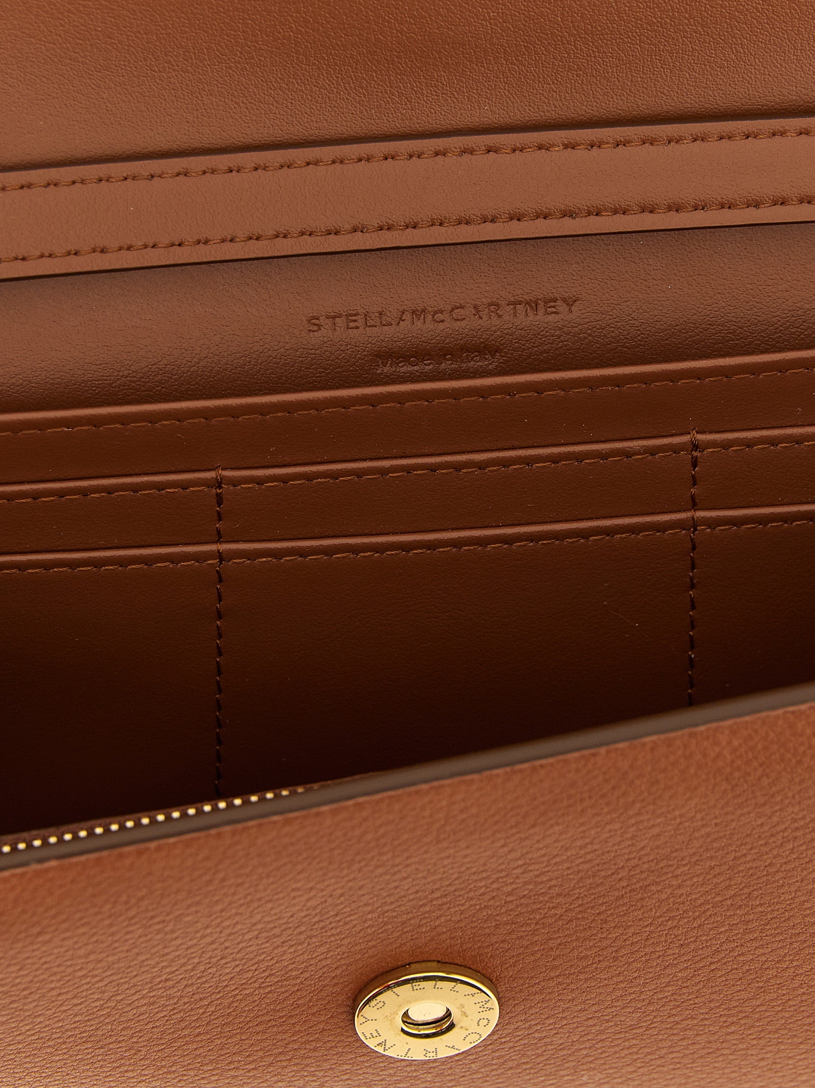 Stella McCartney Brauner Polyamid-Kartenhalter