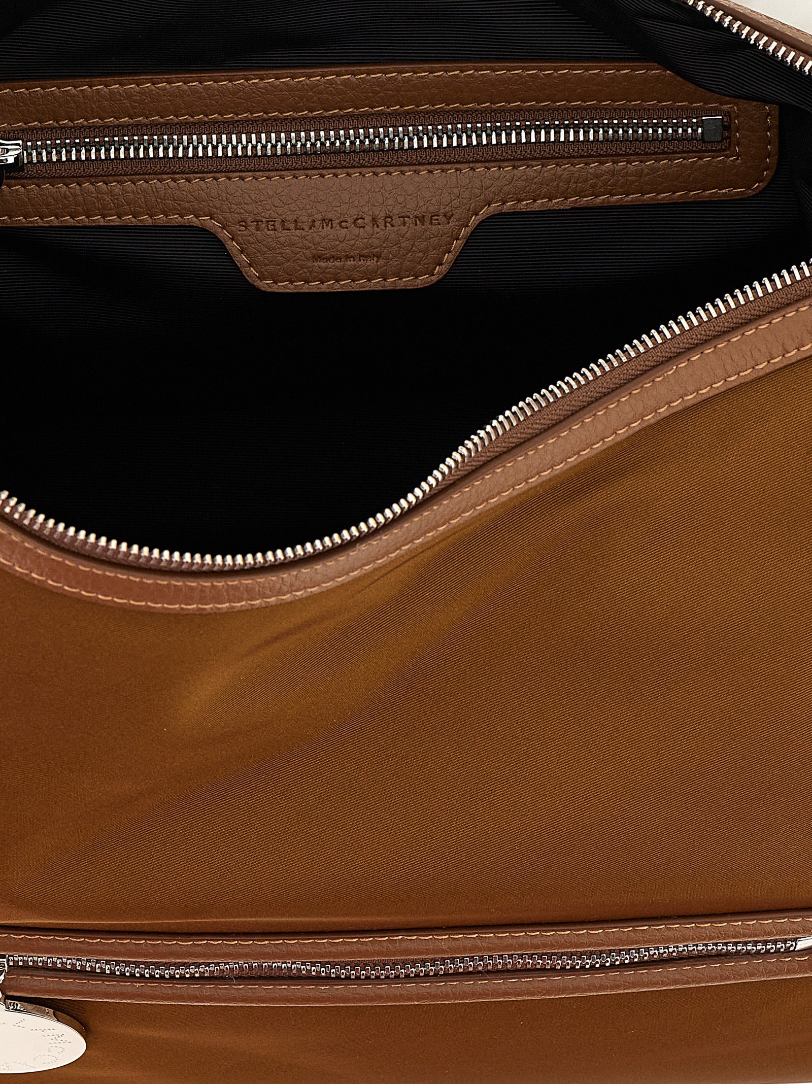 Stella McCartney Schultertasche aus braunem Polyamid