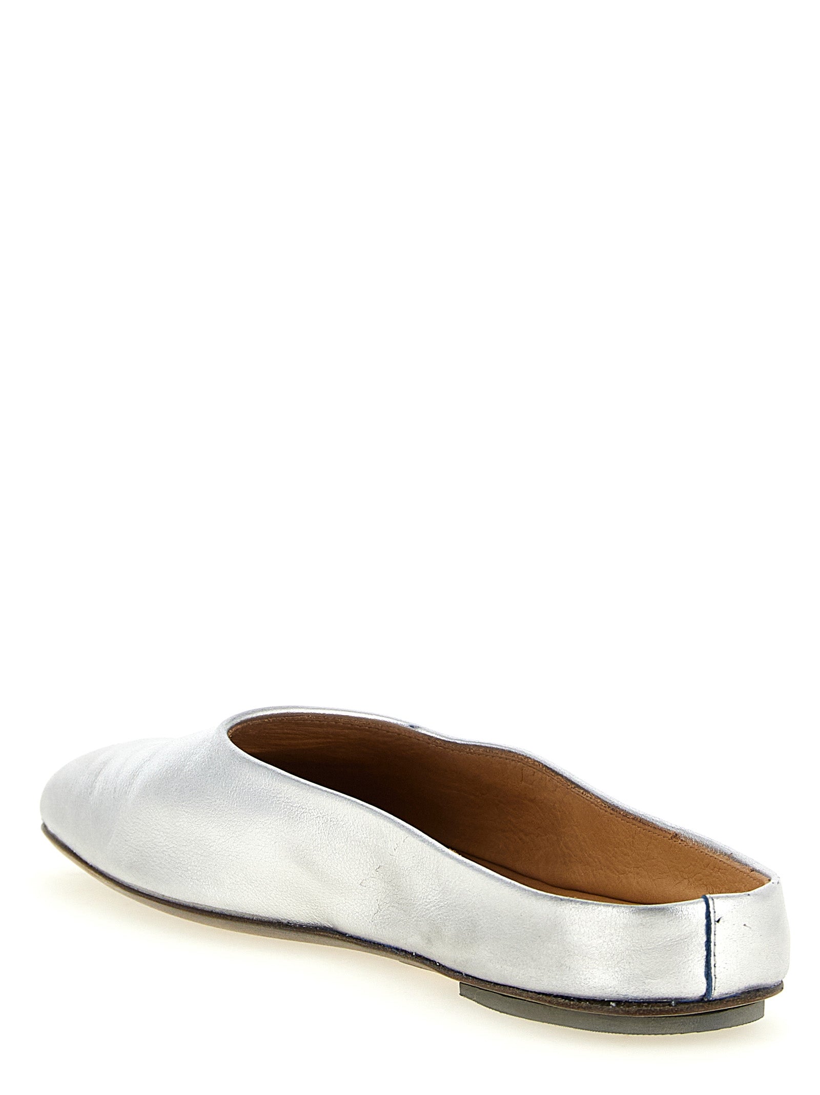 Marsell Silberne Mules aus Kalbsleder