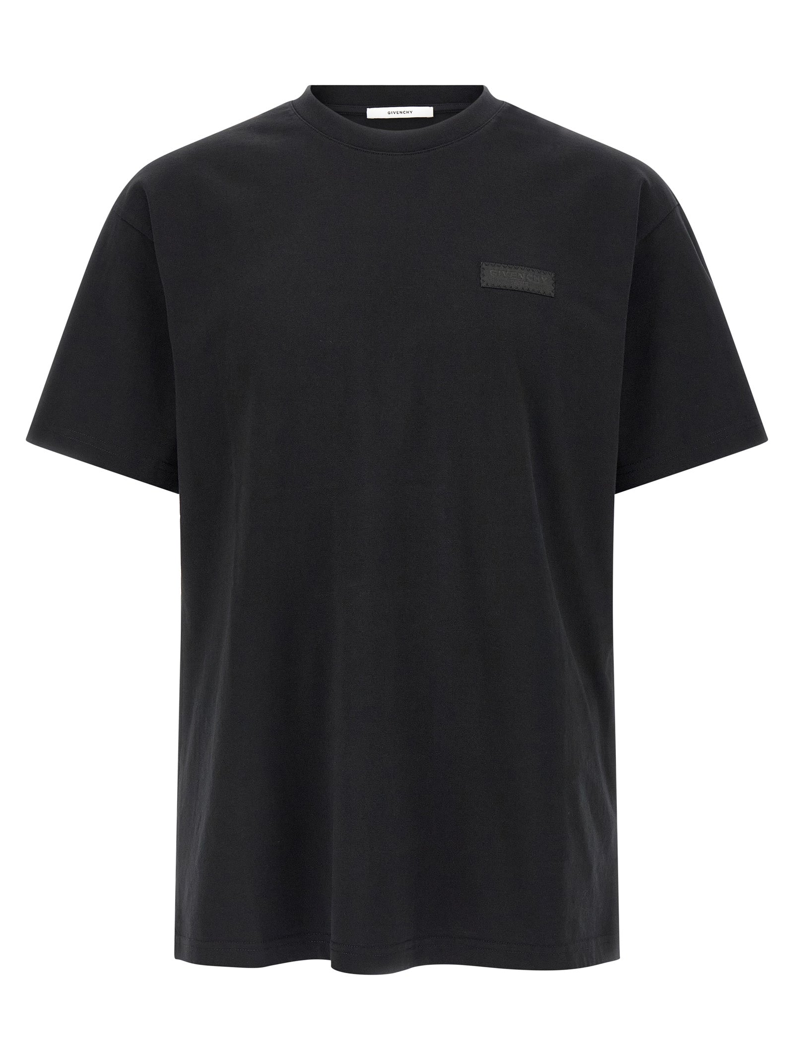 Givenchy Schwarzes Baumwoll-T-Shirt