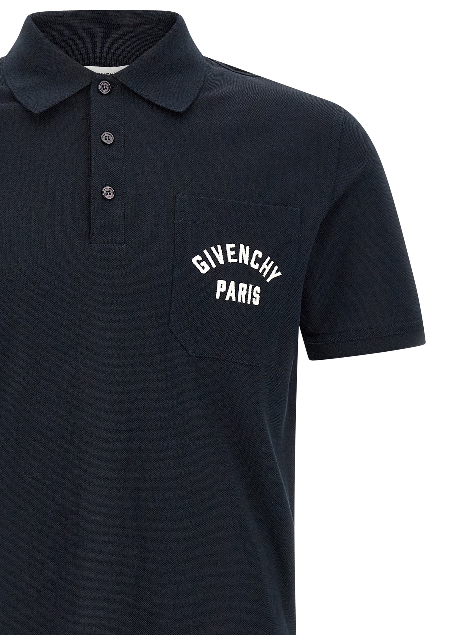 Givenchy Blaues Baumwoll-Polohemd