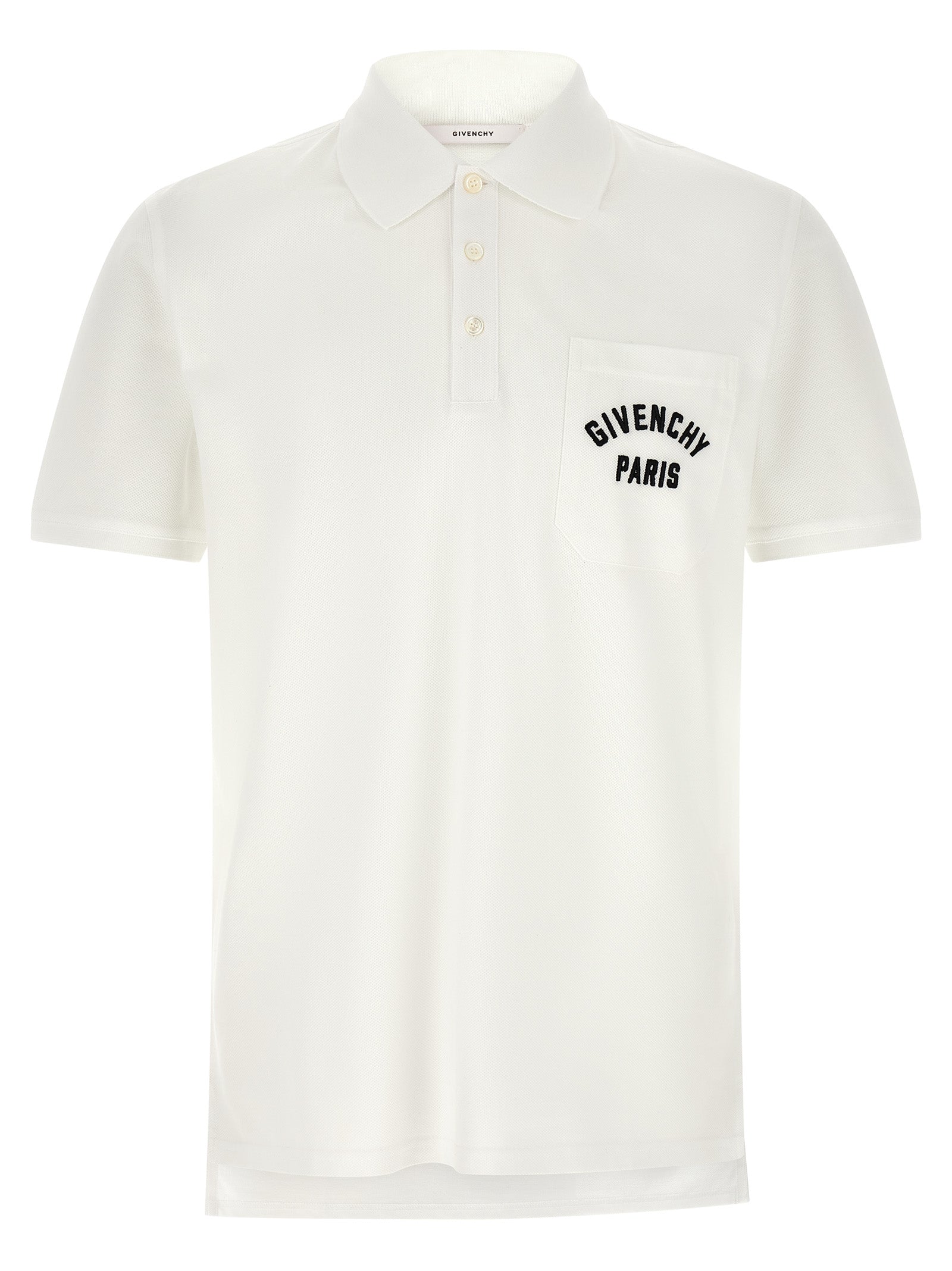 Givenchy Weißes Poloshirt aus Baumwolle