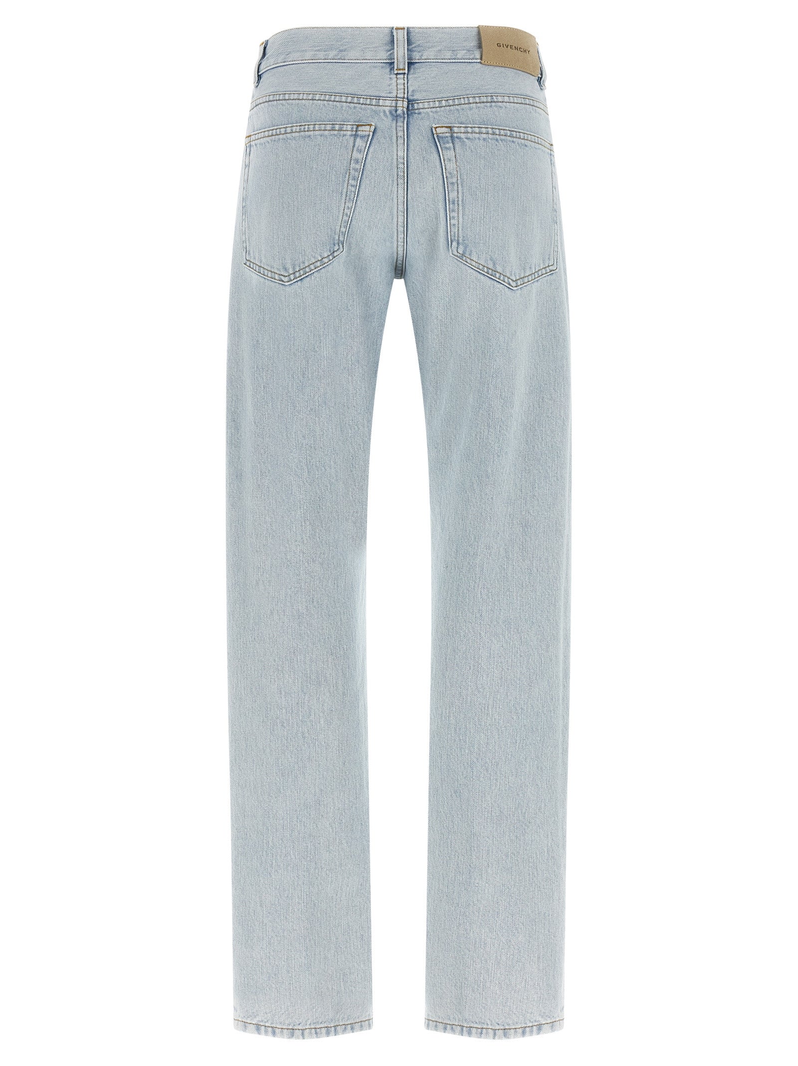 Givenchy Blaue Jeans aus Baumwolle im geraden Schnitt