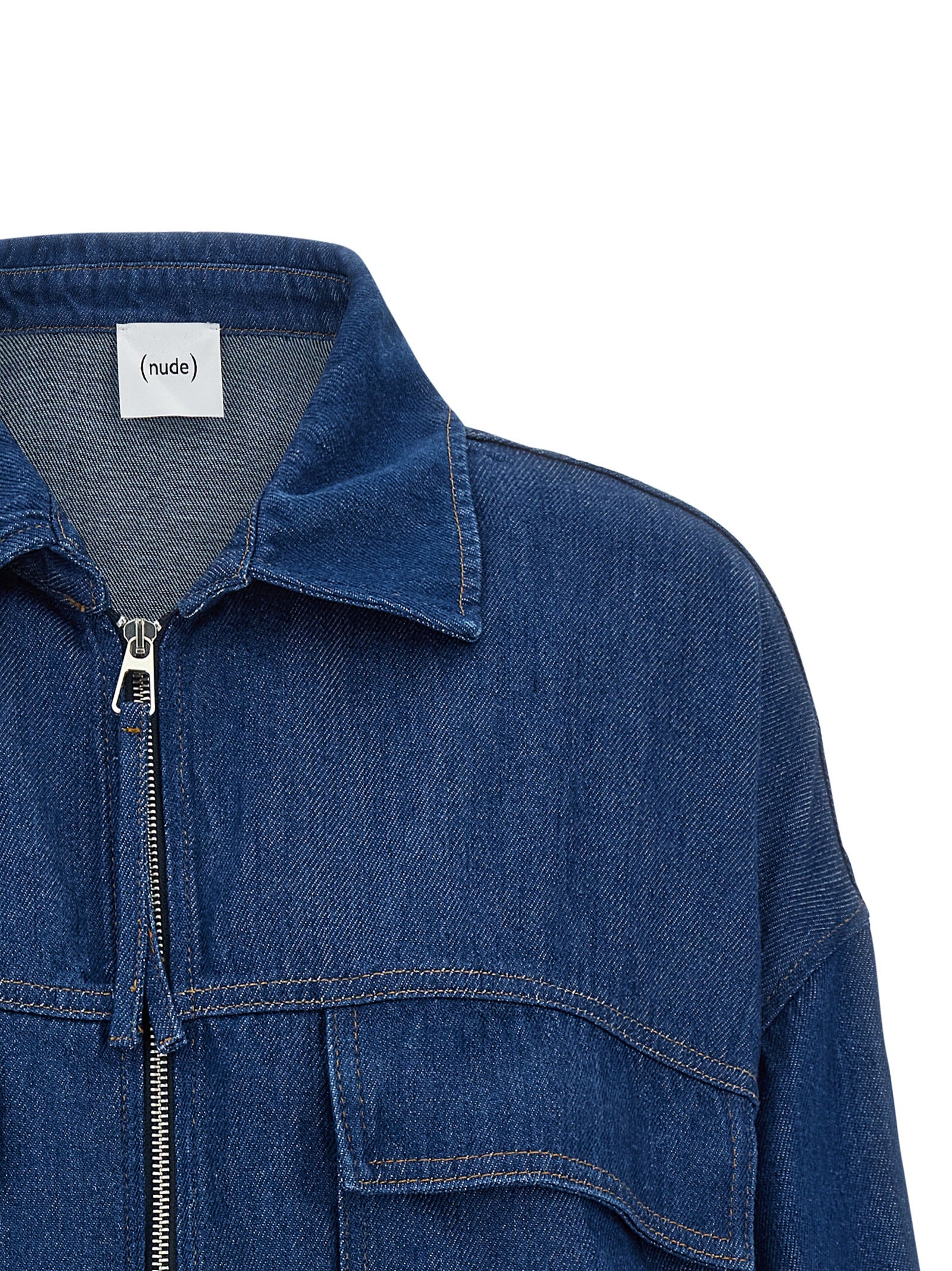 NUDE Blaue Tencel Denim Jacke
