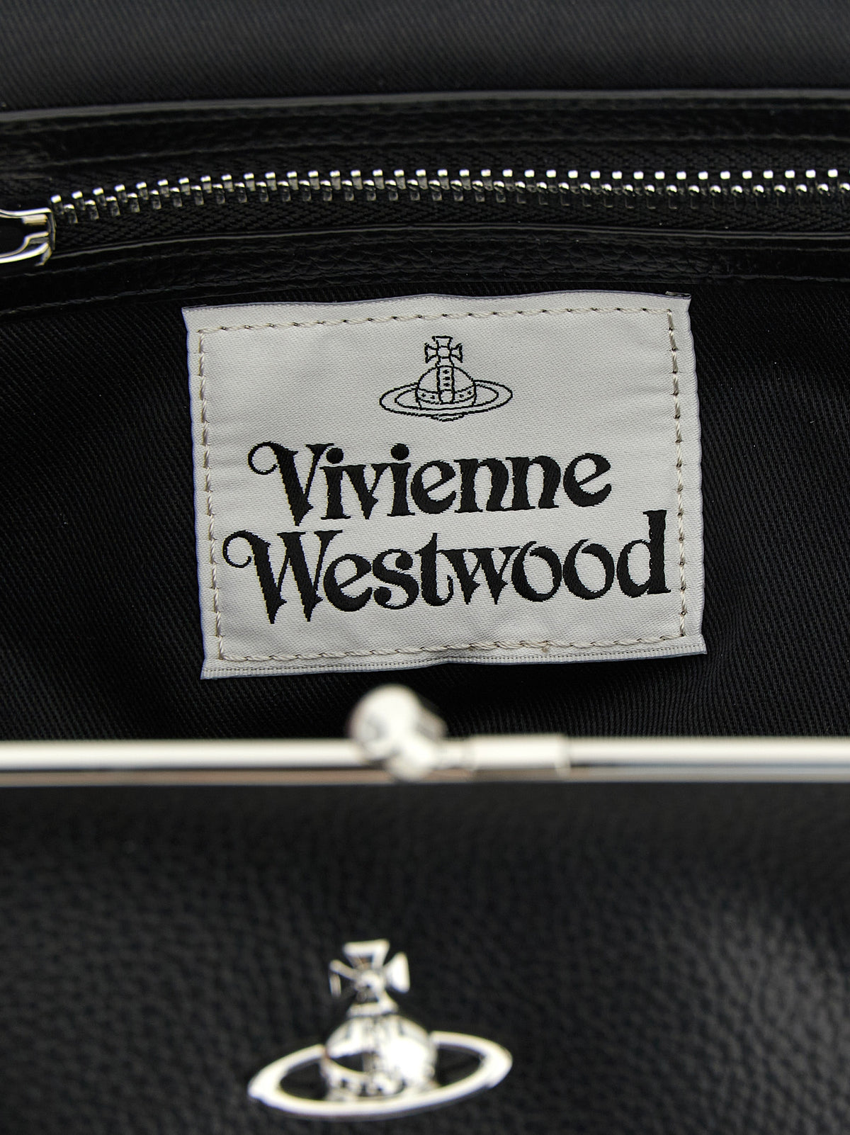 Vivienne Westwood Schwarze Handtasche aus Polyethylen