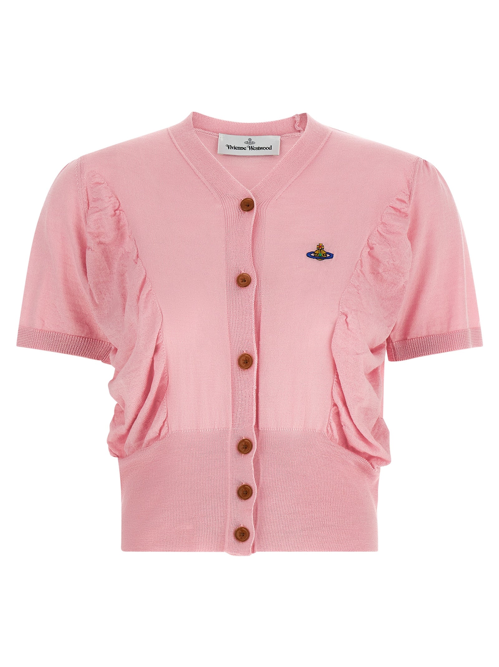 Vivienne Westwood Mehrfarbige Wollstrickjacke