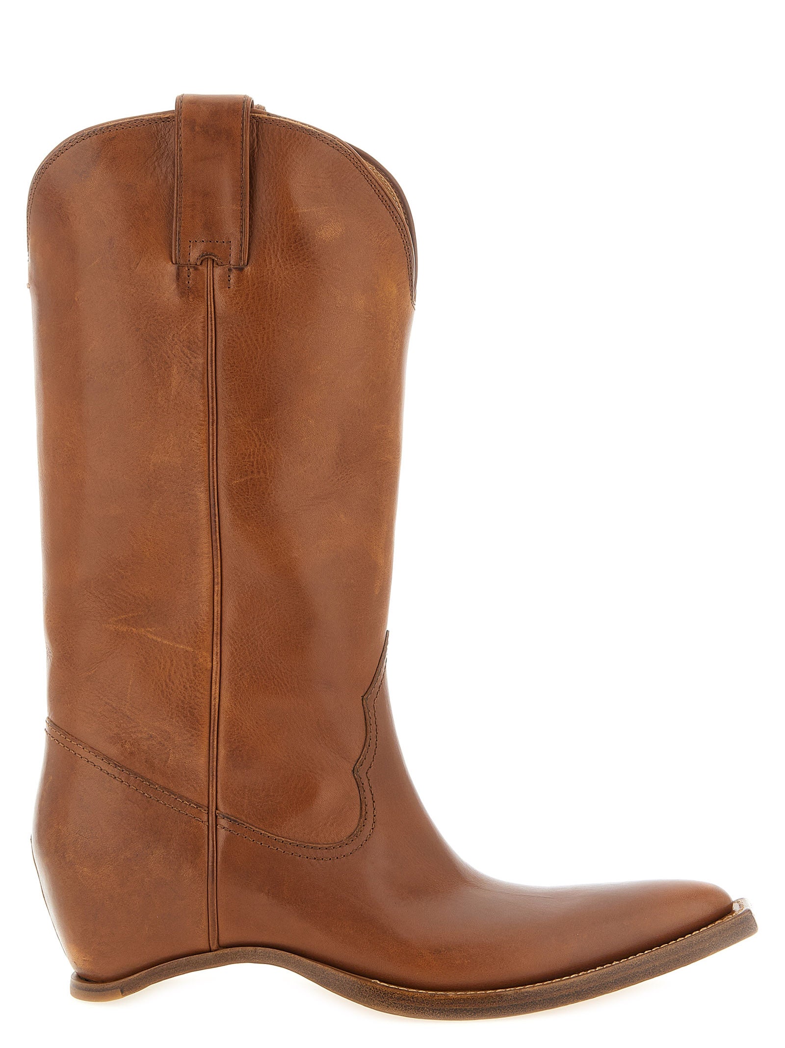 Maison Margiela Chelsea Boots aus braunem Rindsleder