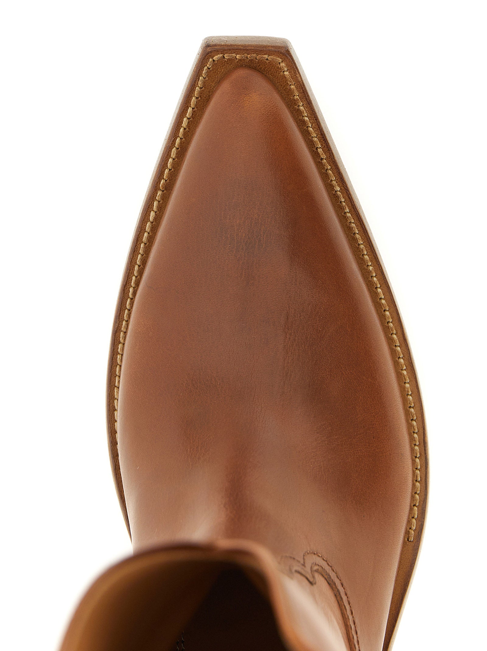 Maison Margiela Chelsea Boots aus braunem Rindsleder