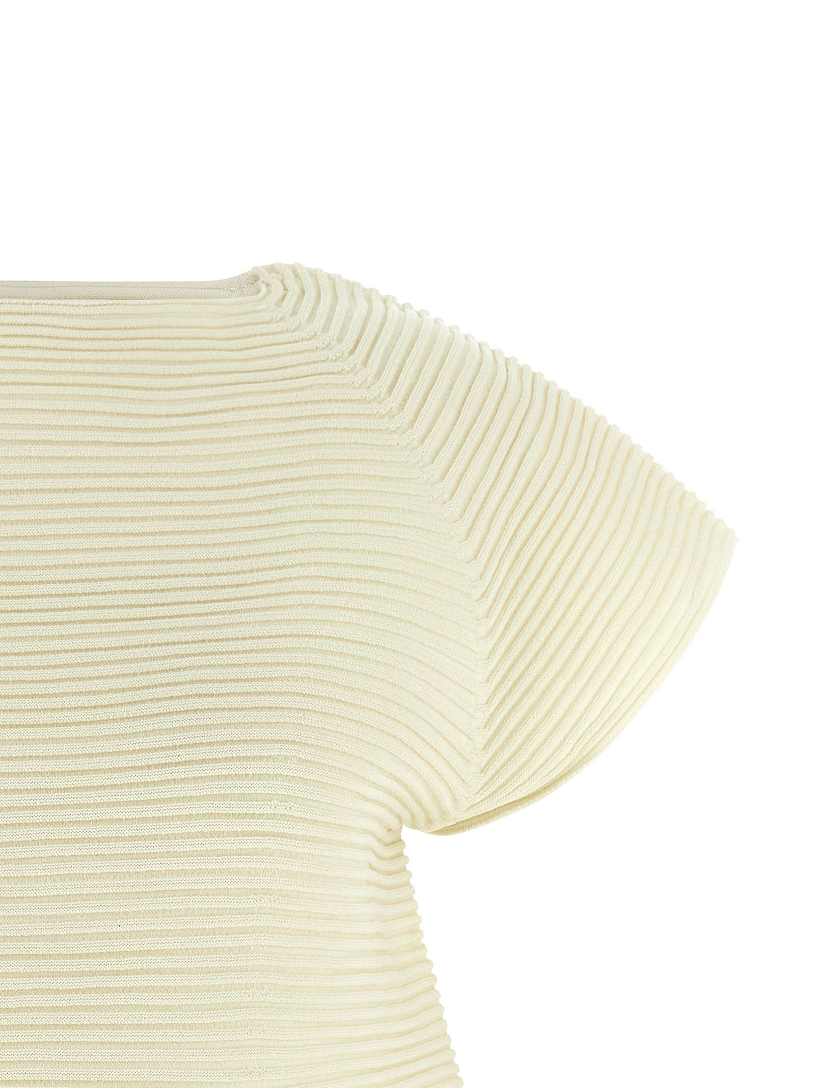 Issey Miyake Kurzes Zweifarben-Polyesterkleid