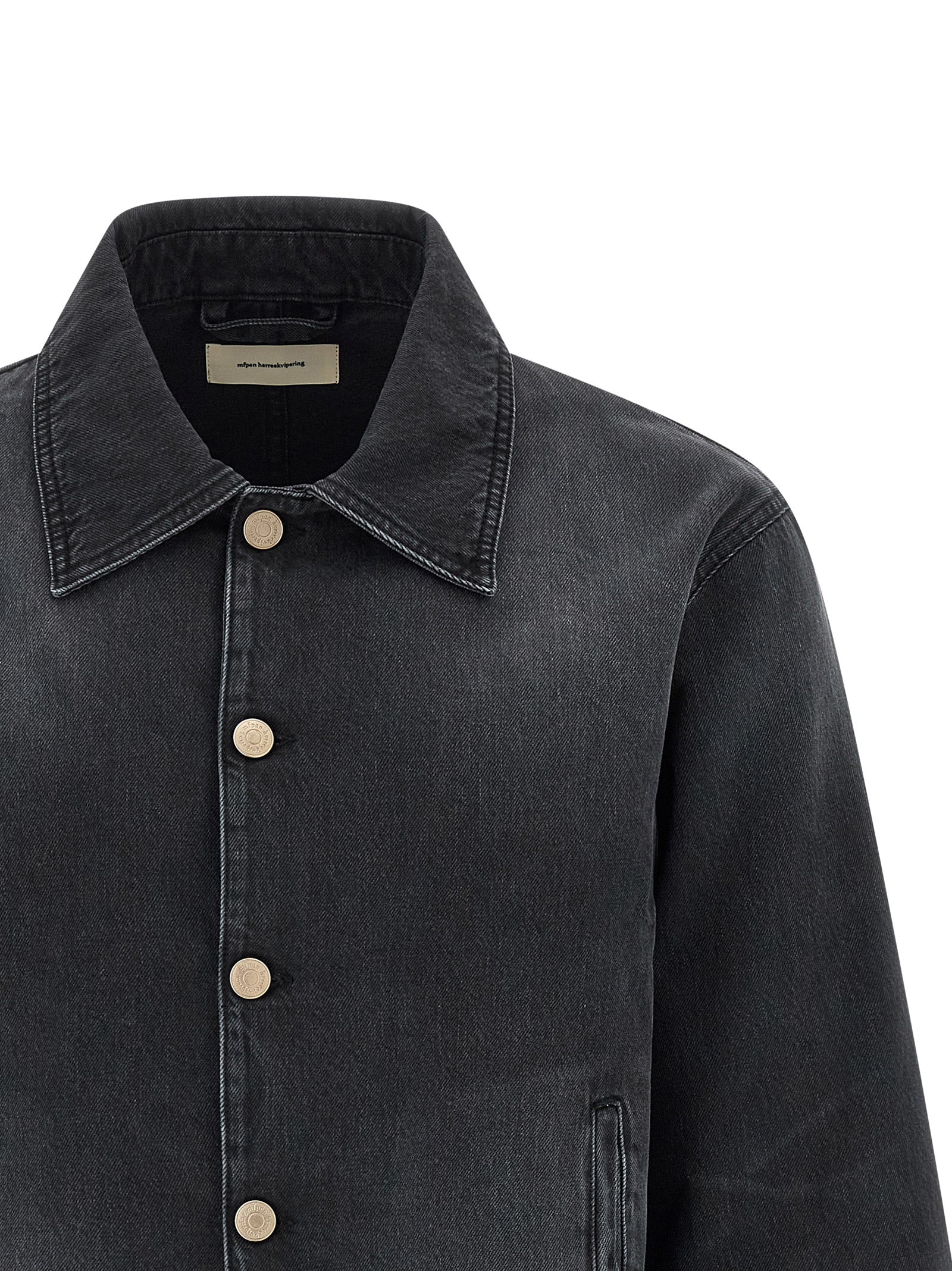 MFPEN Schwarze Jeansjacke aus Bio-Baumwolle
