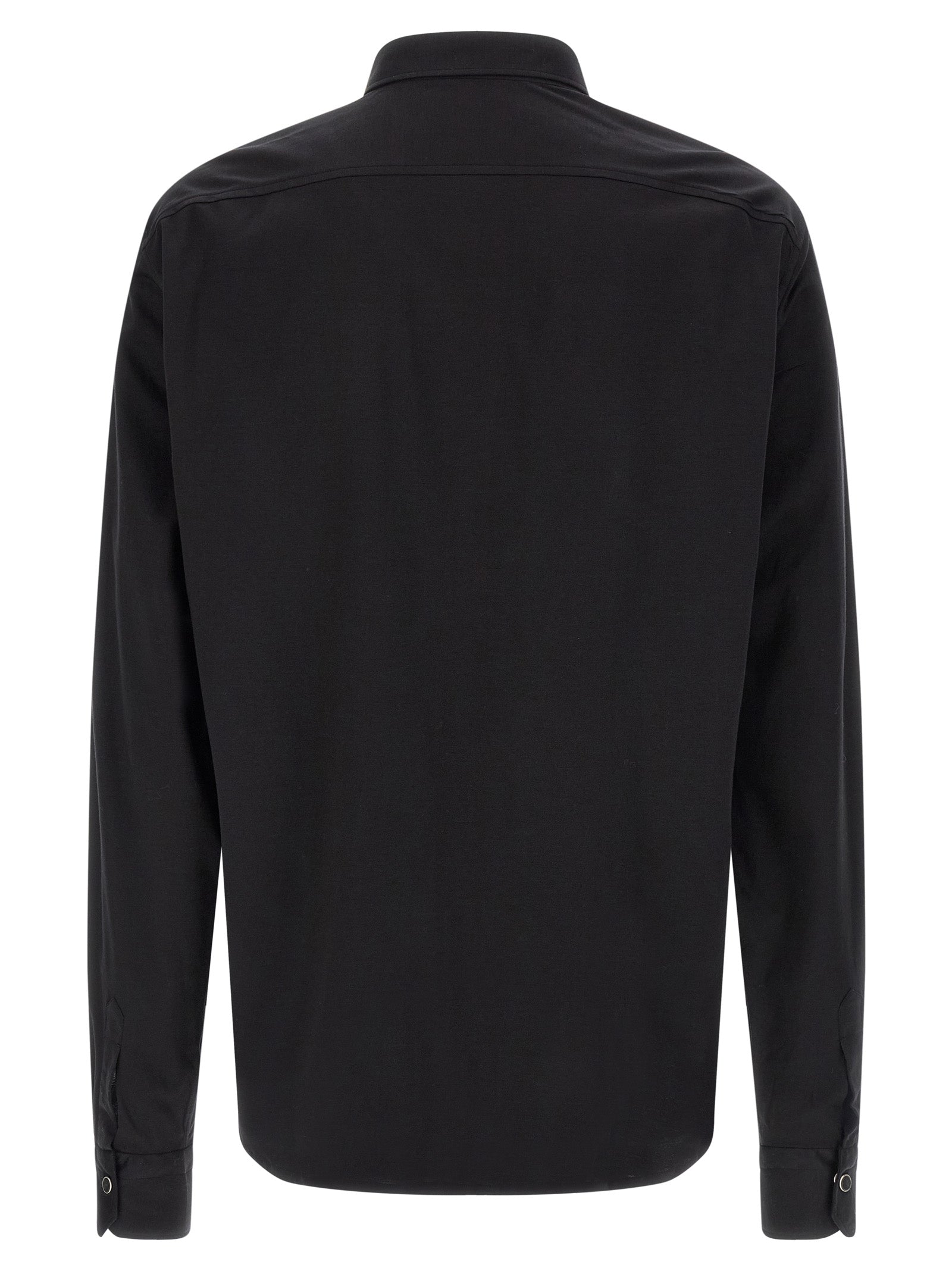 Kiton Schwarze Baumwollbluse
