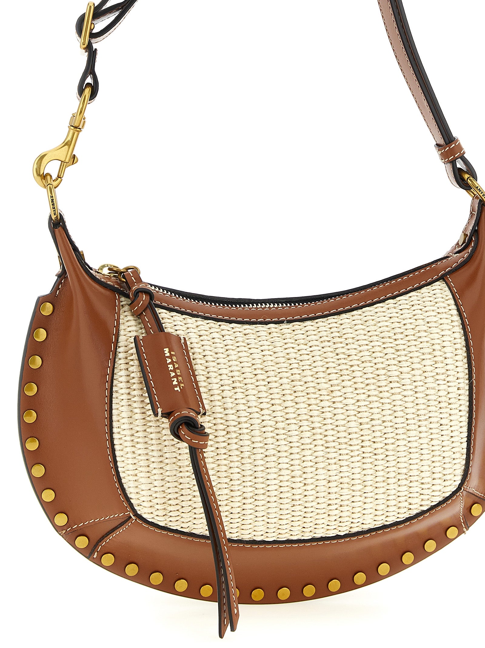 Isabel Marant Braunes Kalbsleder Damen Crossbody Tasche