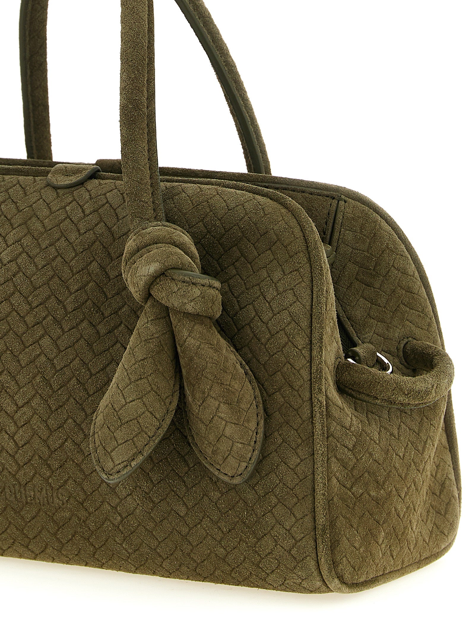 Jacquemus Zweifarbige Kalbsleder-Handtasche