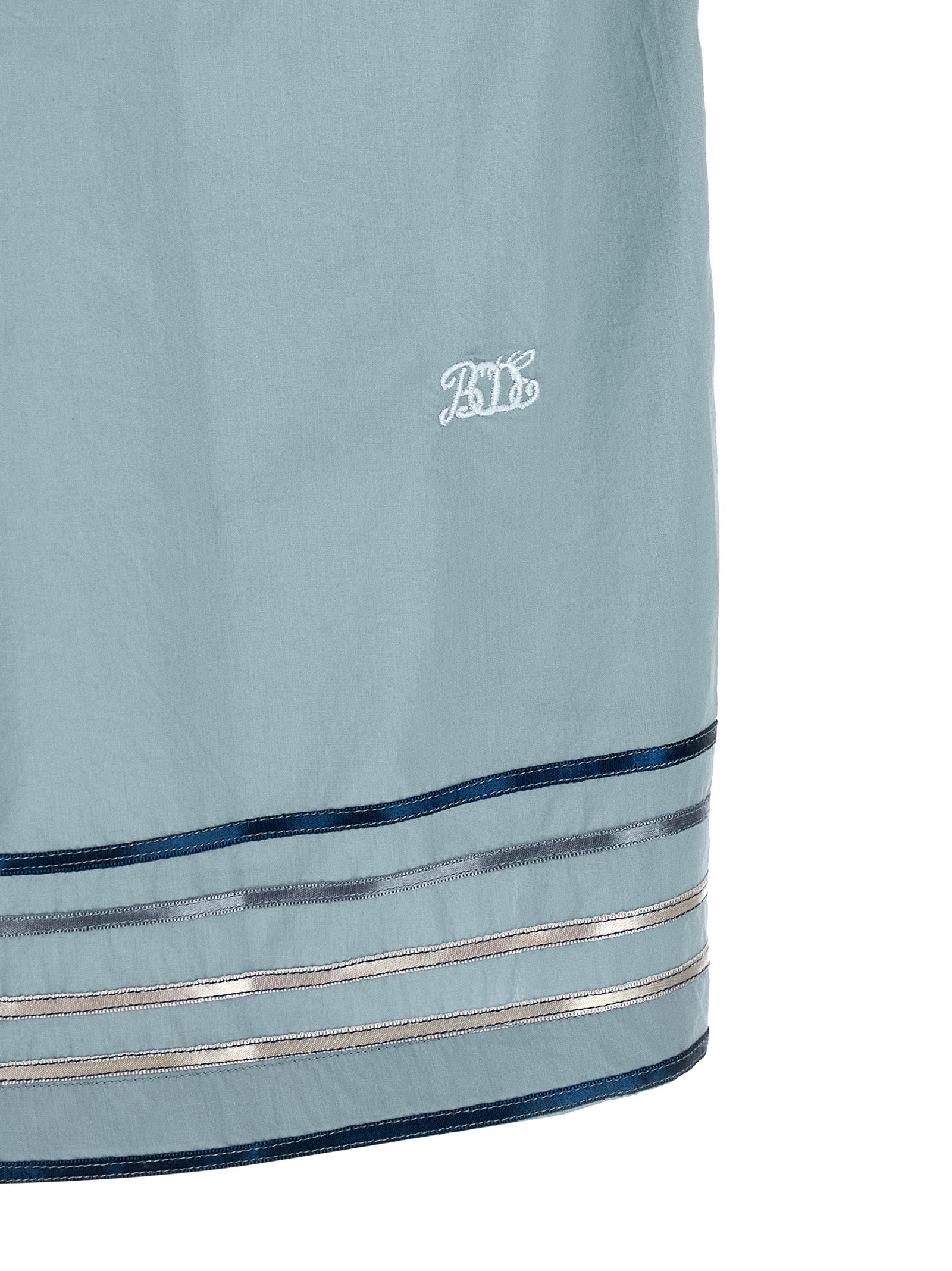 BODE Blaue Baumwollbluse