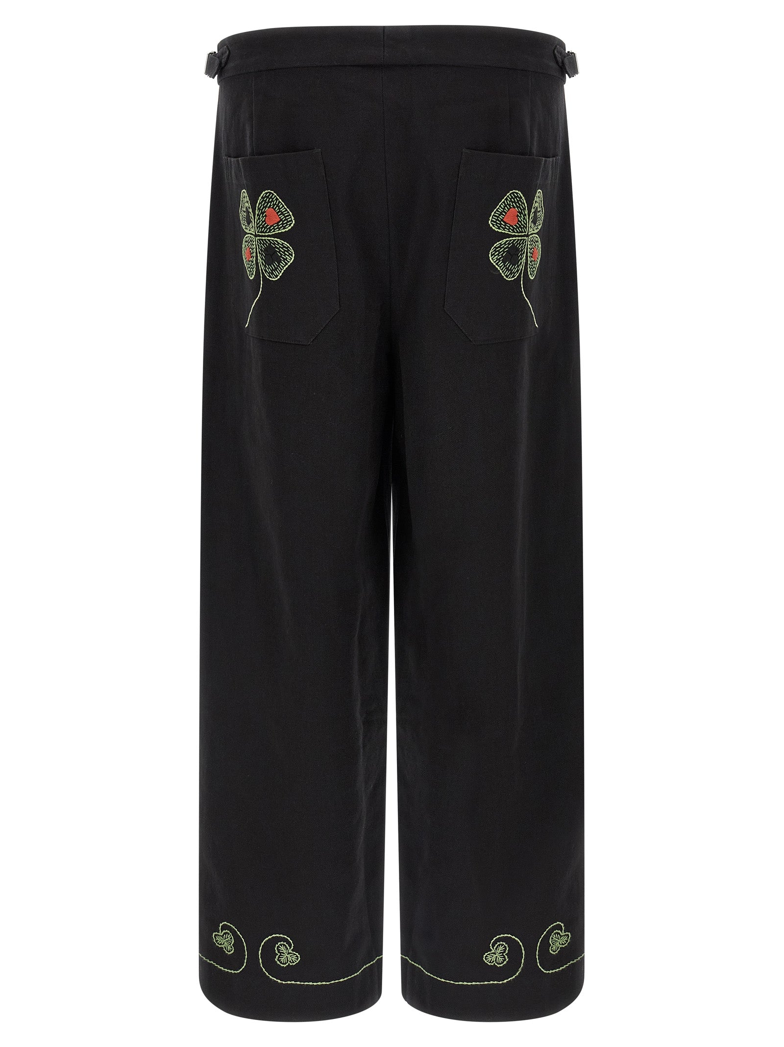 BODE Schwarze Baumwoll-Freizeithose