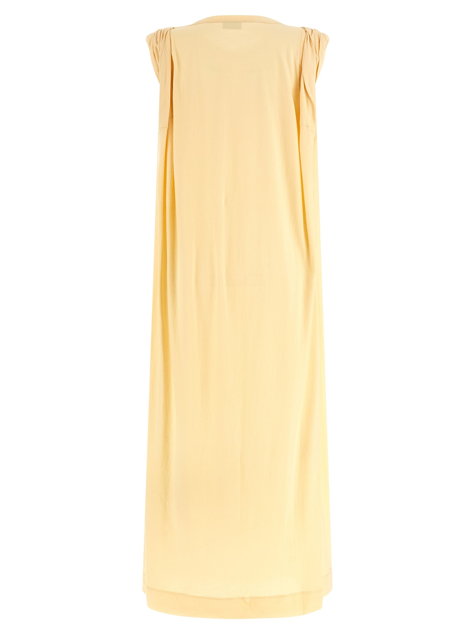 Dries Van Noten Zweifarbige Baumwoll-Maxikleid