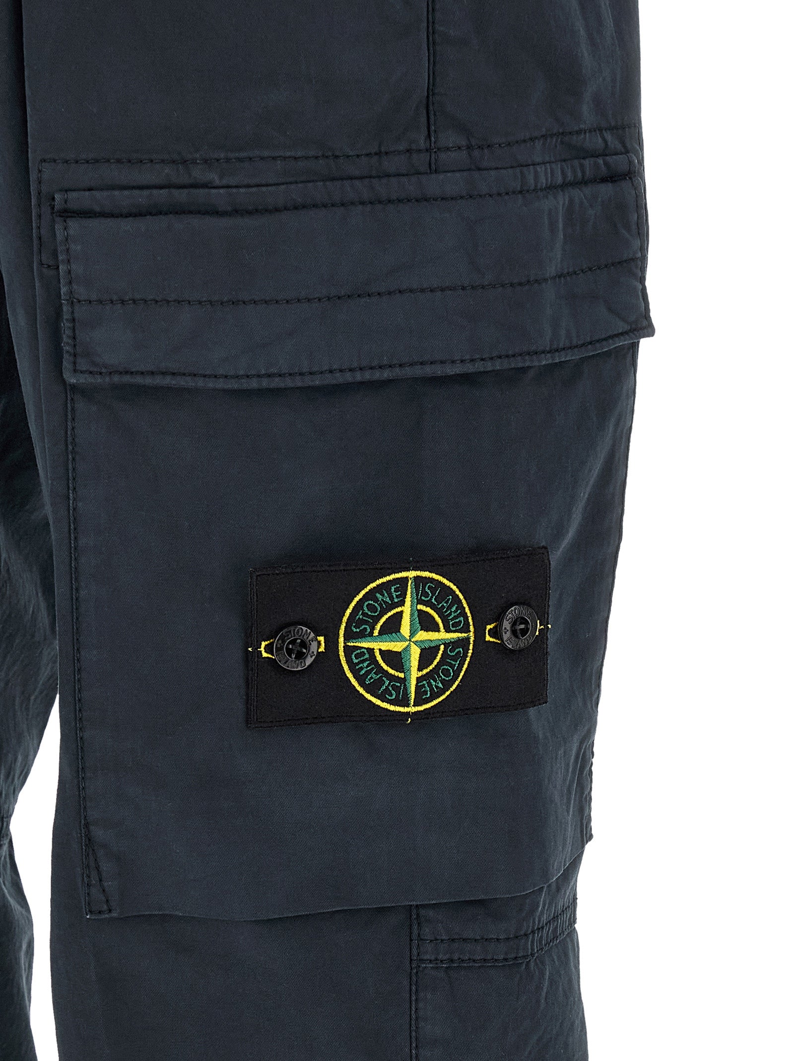 Stone Island Zweifarbige Cargohose aus Baumwolle