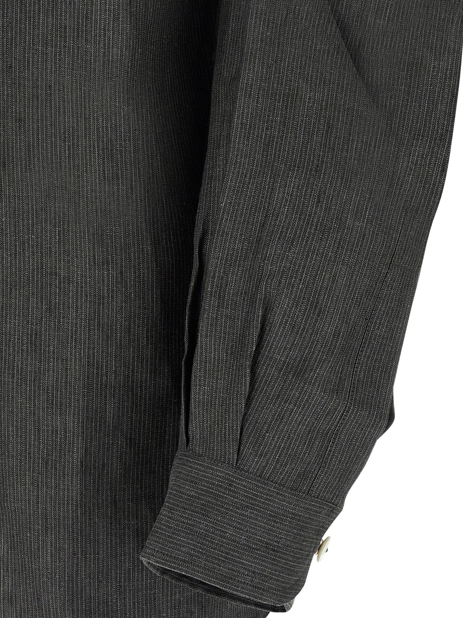 Jacquemus Graue Leinenbluse