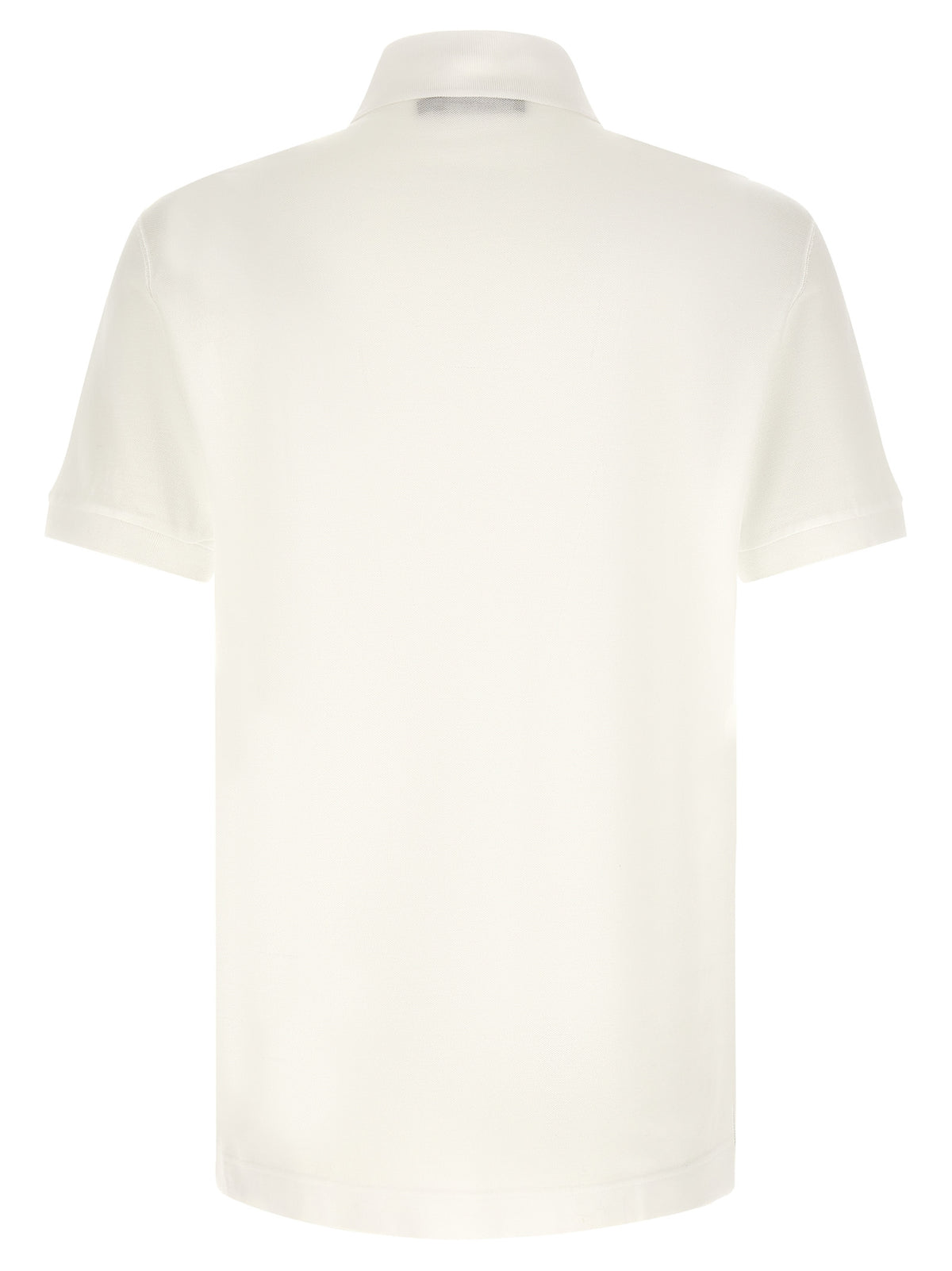 Dolce & Gabbana Weißes Poloshirt aus Baumwolle