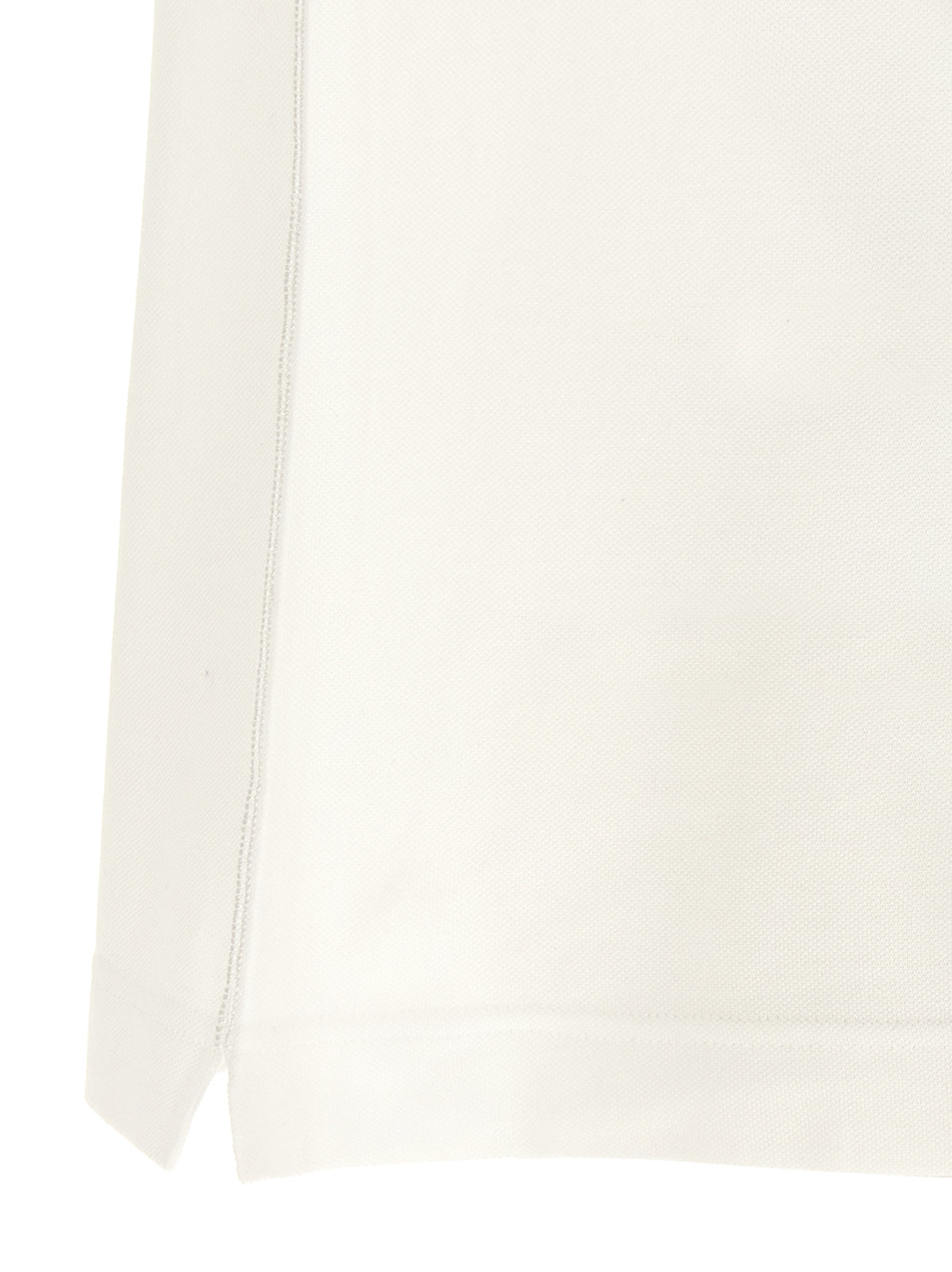 Dolce & Gabbana Weißes Poloshirt aus Baumwolle