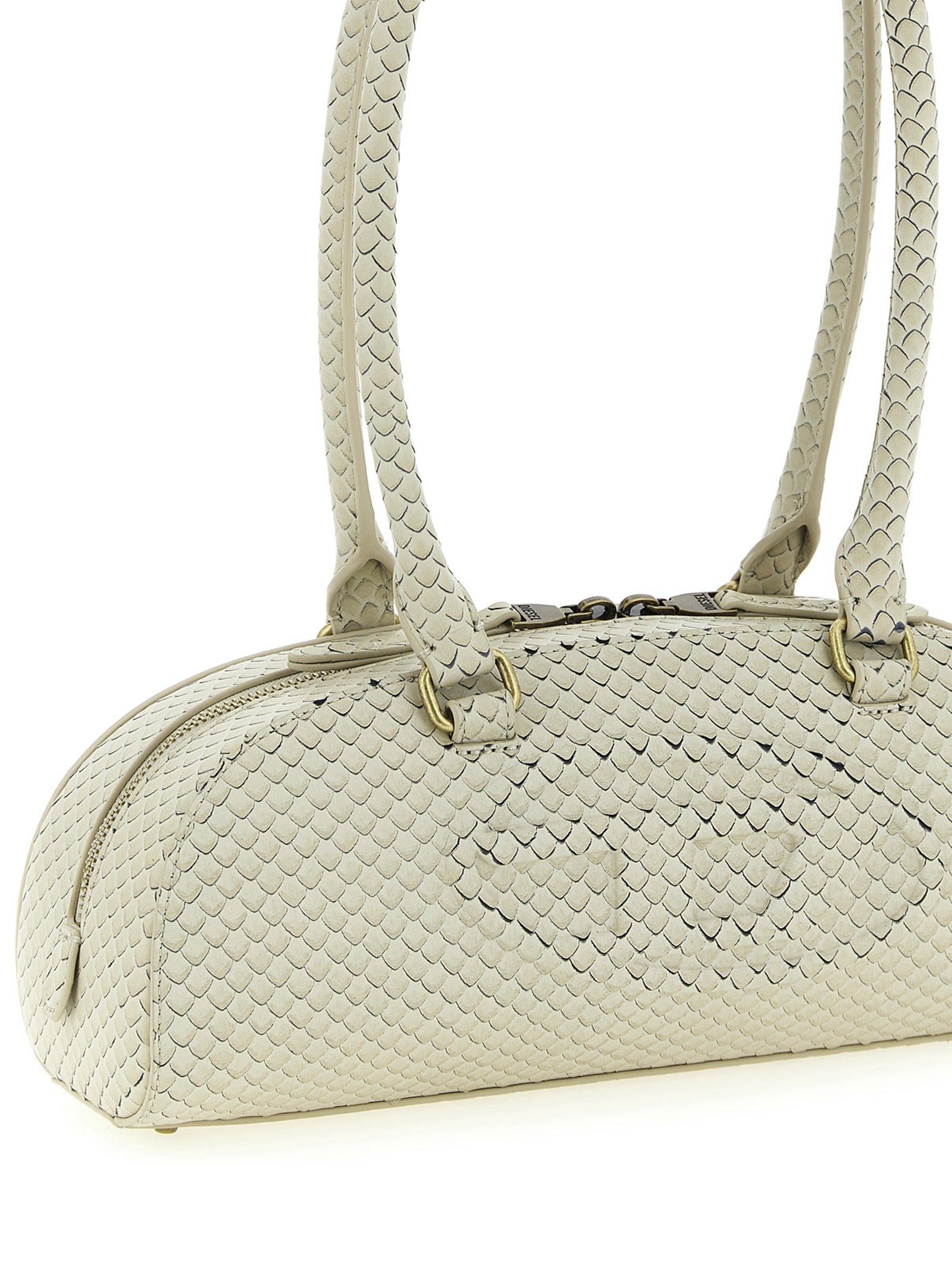 Diesel Beige Schultertasche aus anderen Fasern