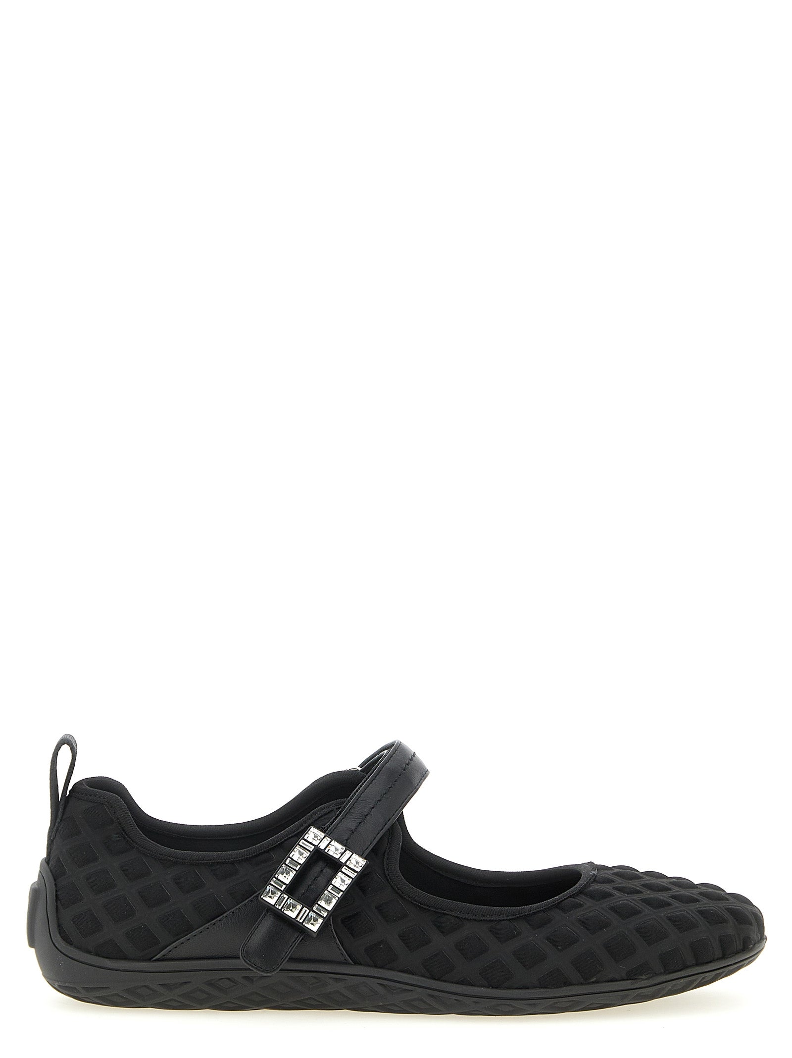 Roger Vivier Schwarze Ballerinas aus Polyamid
