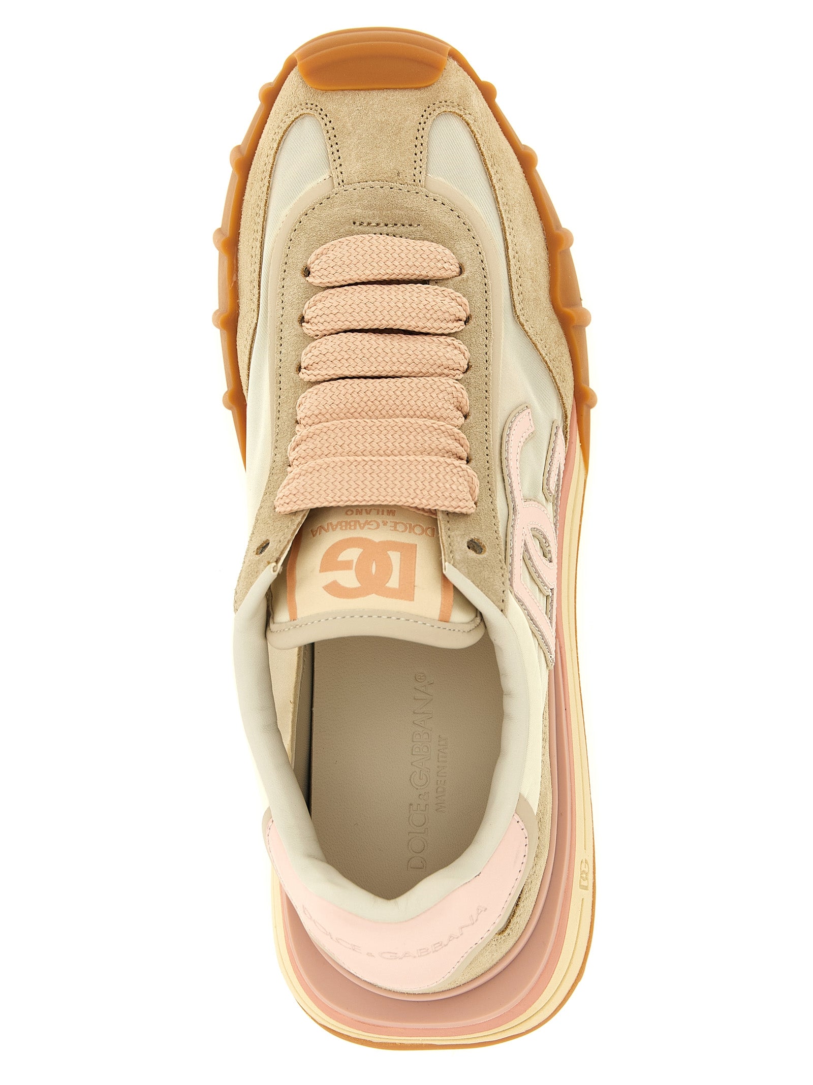 Dolce & Gabbana Mehrfarbige Sneaker aus Polyamid im Athletic-Stil